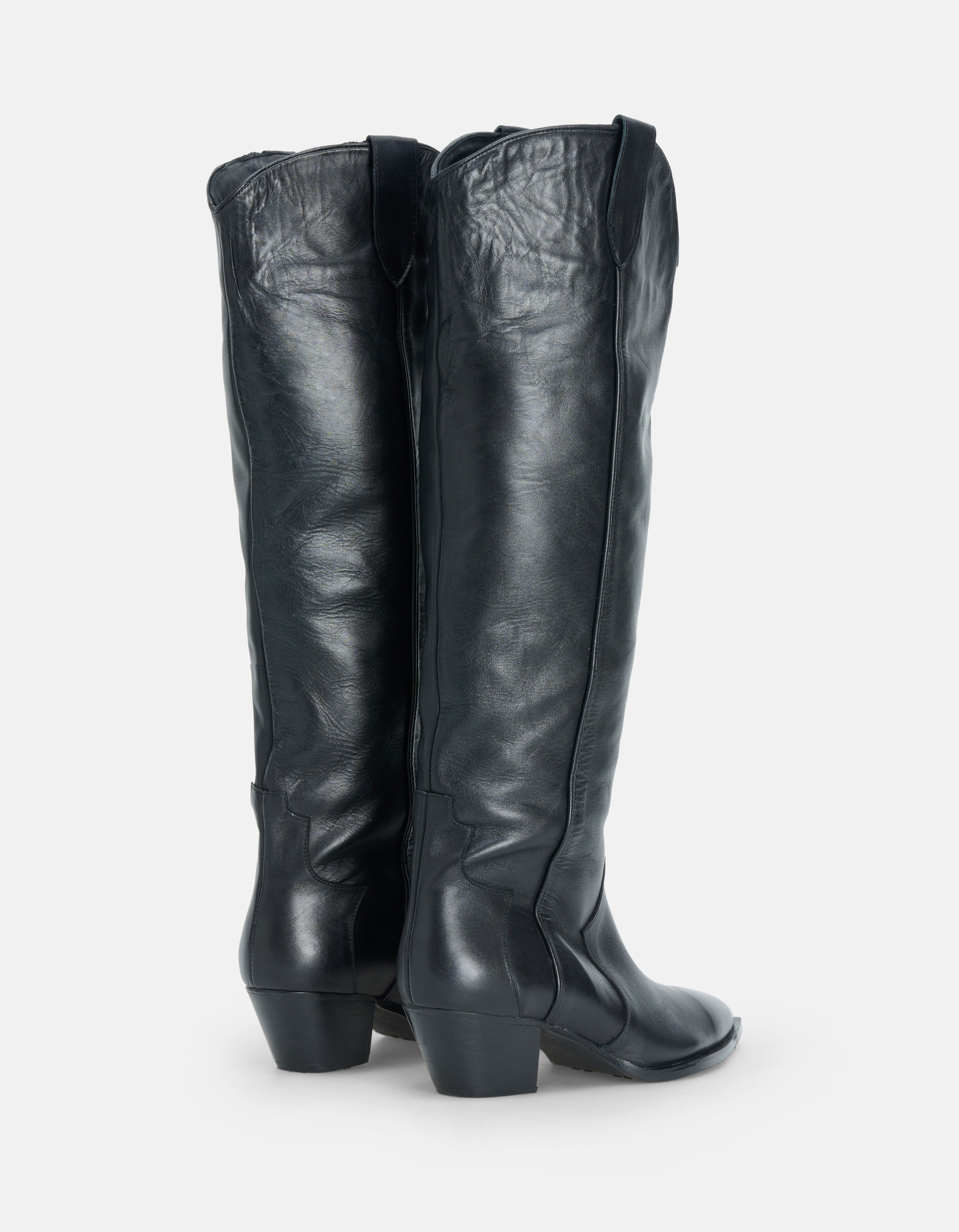 Hoher Leder-Westernstiefel SHOEBY SHOES