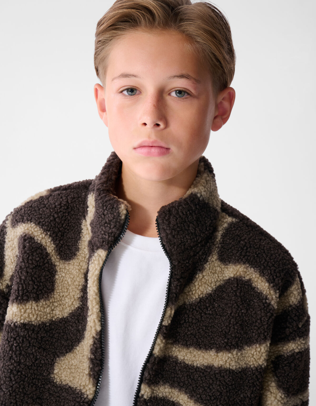 Teddy Camo Jacke Braun SHOEBY BOYS