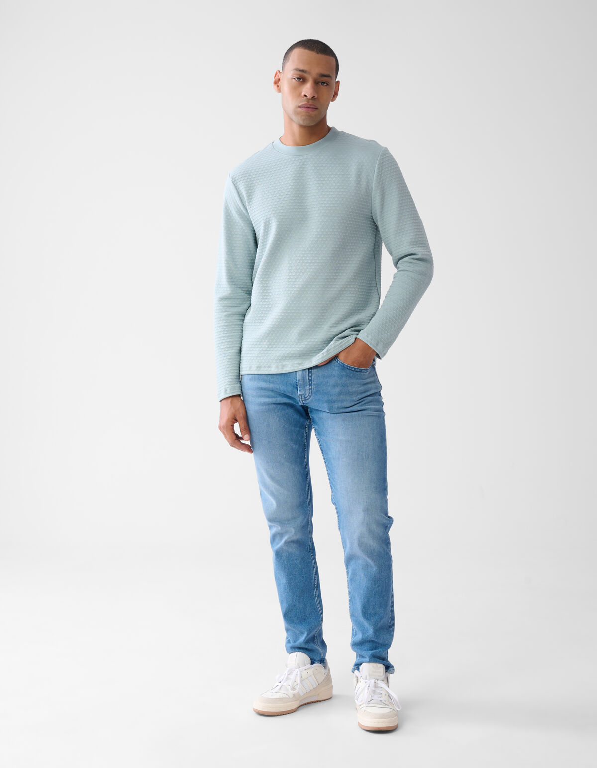 Slim Fit Jog Jeans Mediumstone L30 SHOEBY MEN