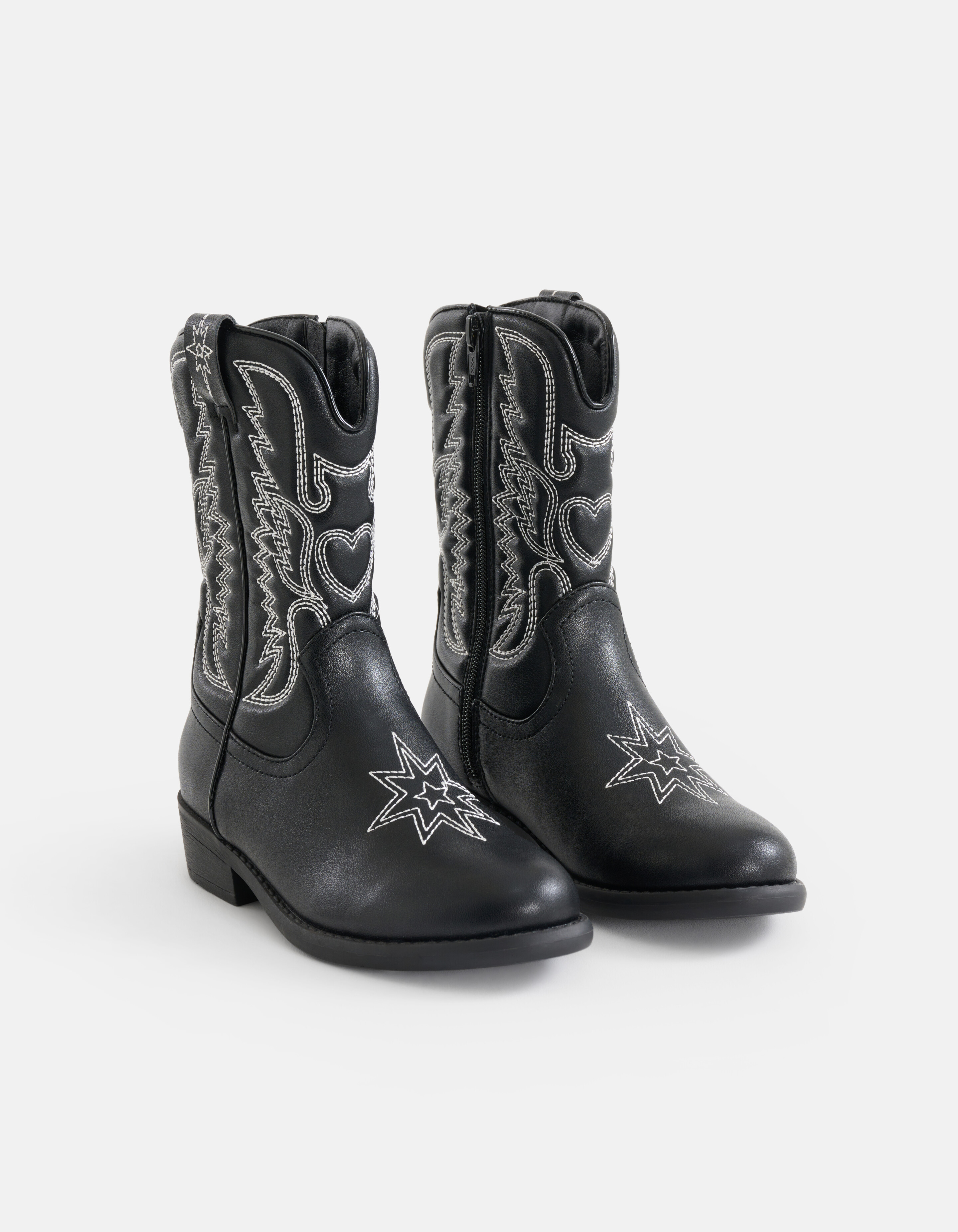 Western Laars Zwart SHOEBY SHOES