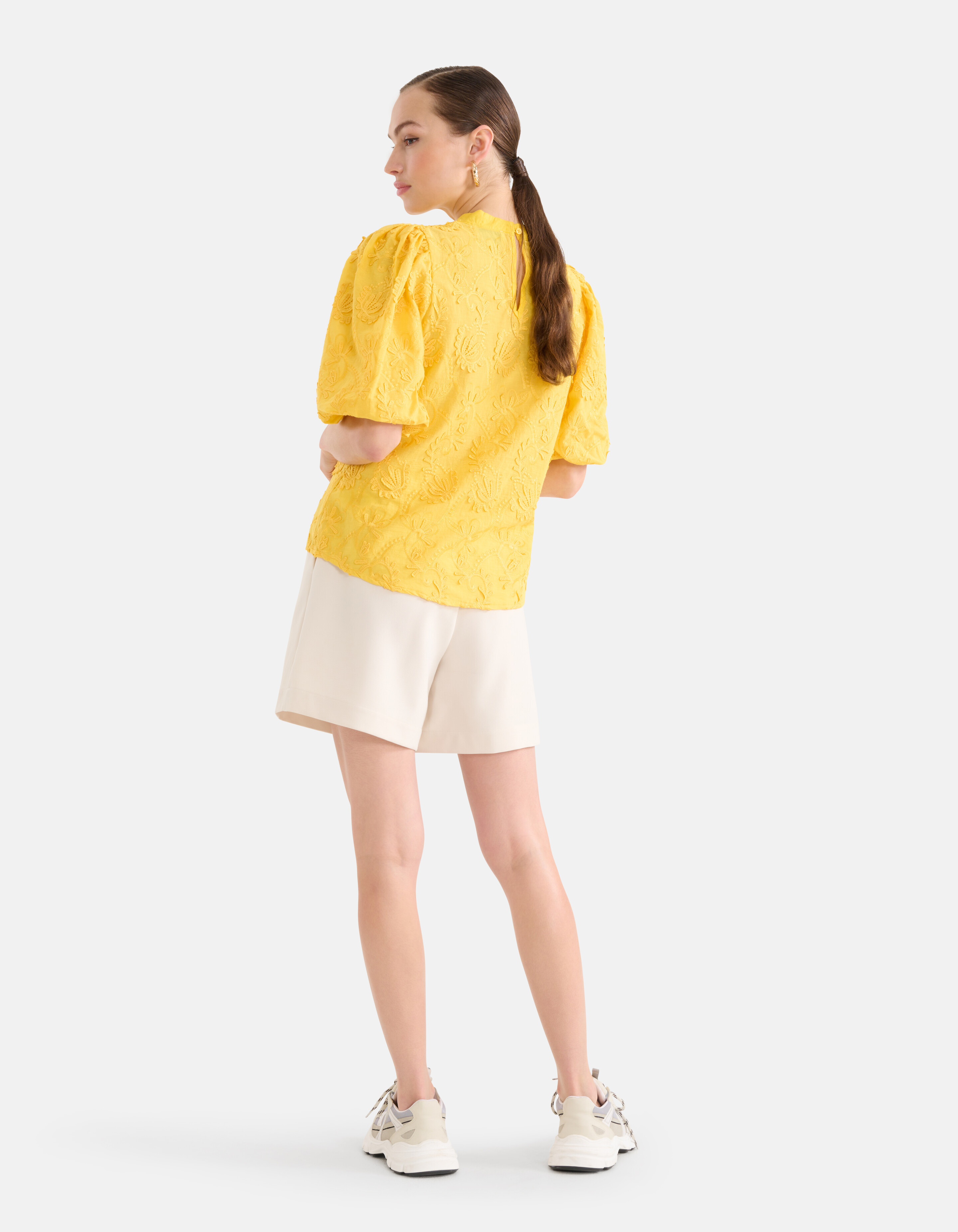Besticktes Top Gelb SHOEBY WOMEN