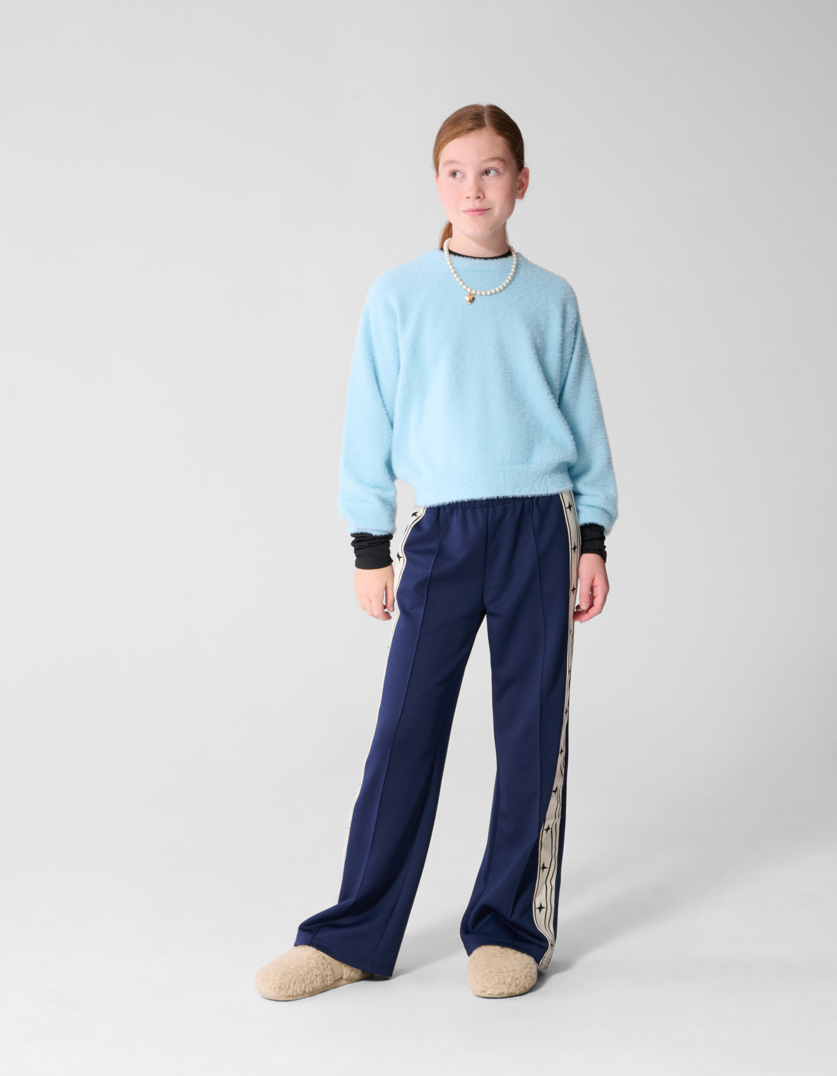 Wide Tape Hose Dunkelblau SHOEBY GIRLS