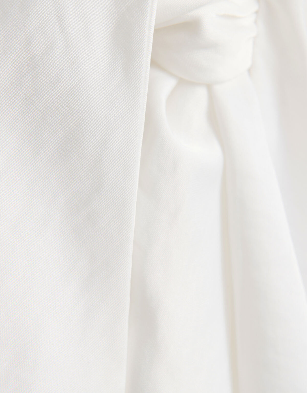 Satin-Wickelbluse Off White von Mieke SHOEBY WOMEN