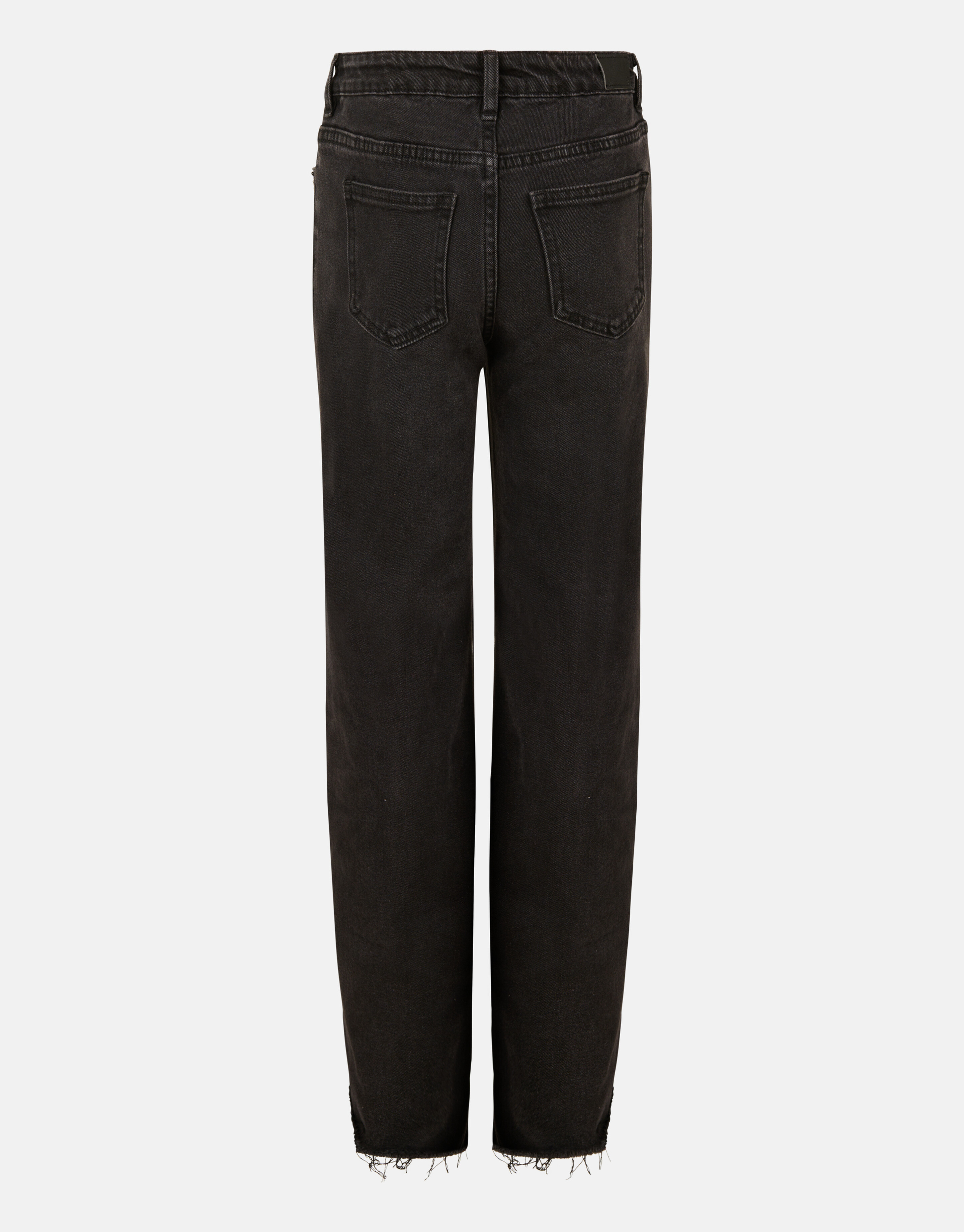 Strass Straight Denim Jeans Schwarz SHOEBY GIRLS