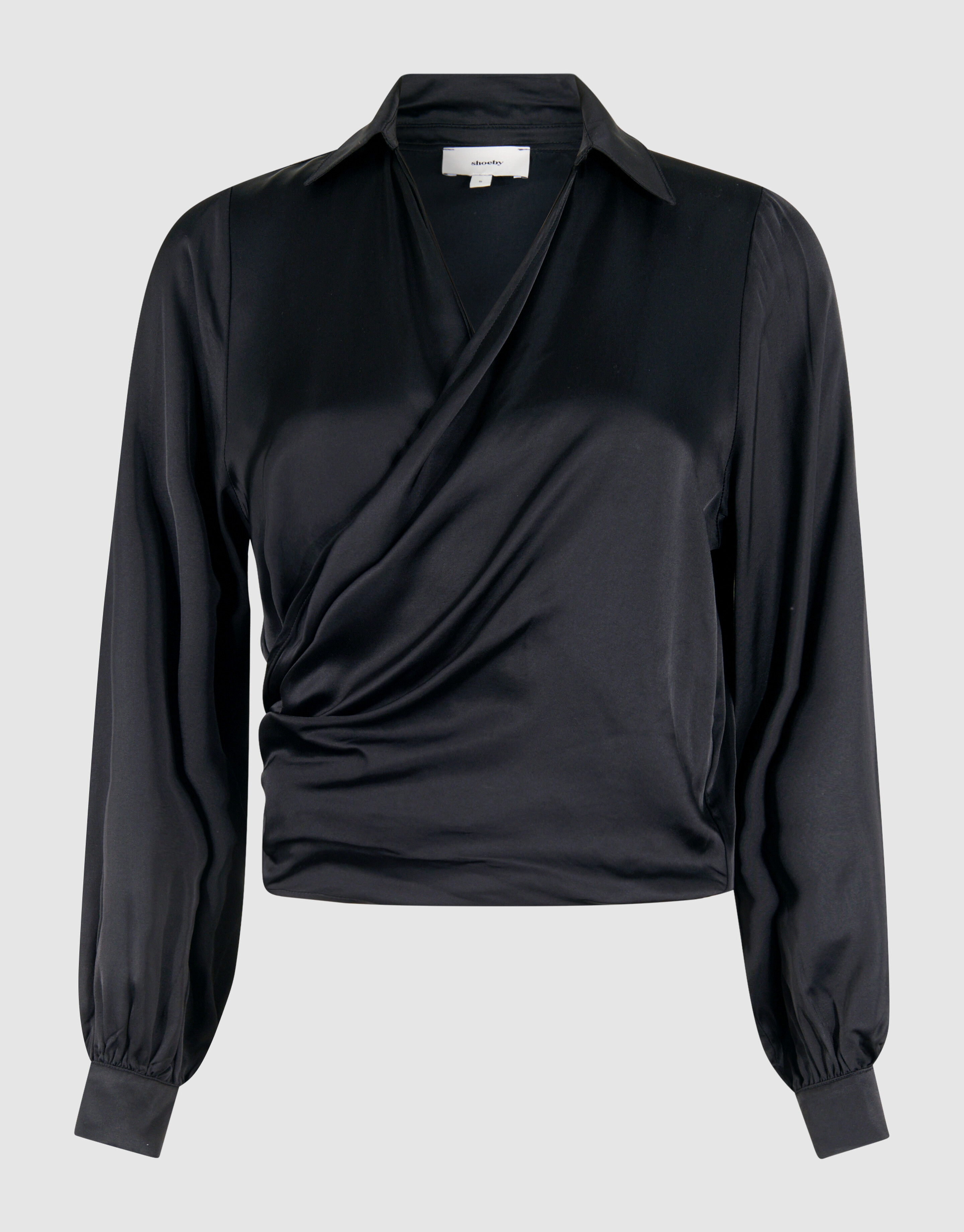 Knotenbluse Schwarz SHOEBY WOMEN