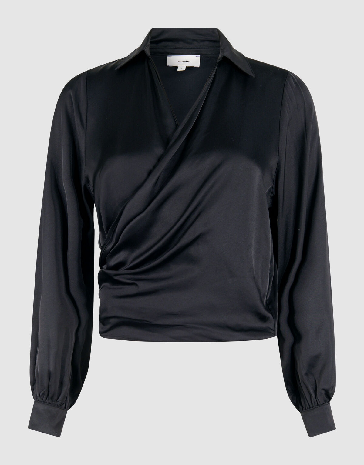 Knotenbluse Schwarz SHOEBY WOMEN