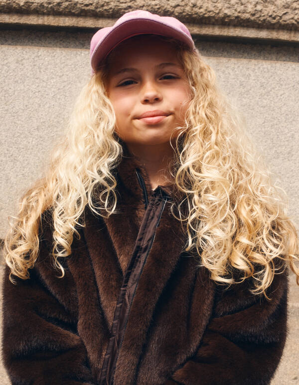 Kunstpelzjacke Dunkelbraun SHOEBY GIRLS