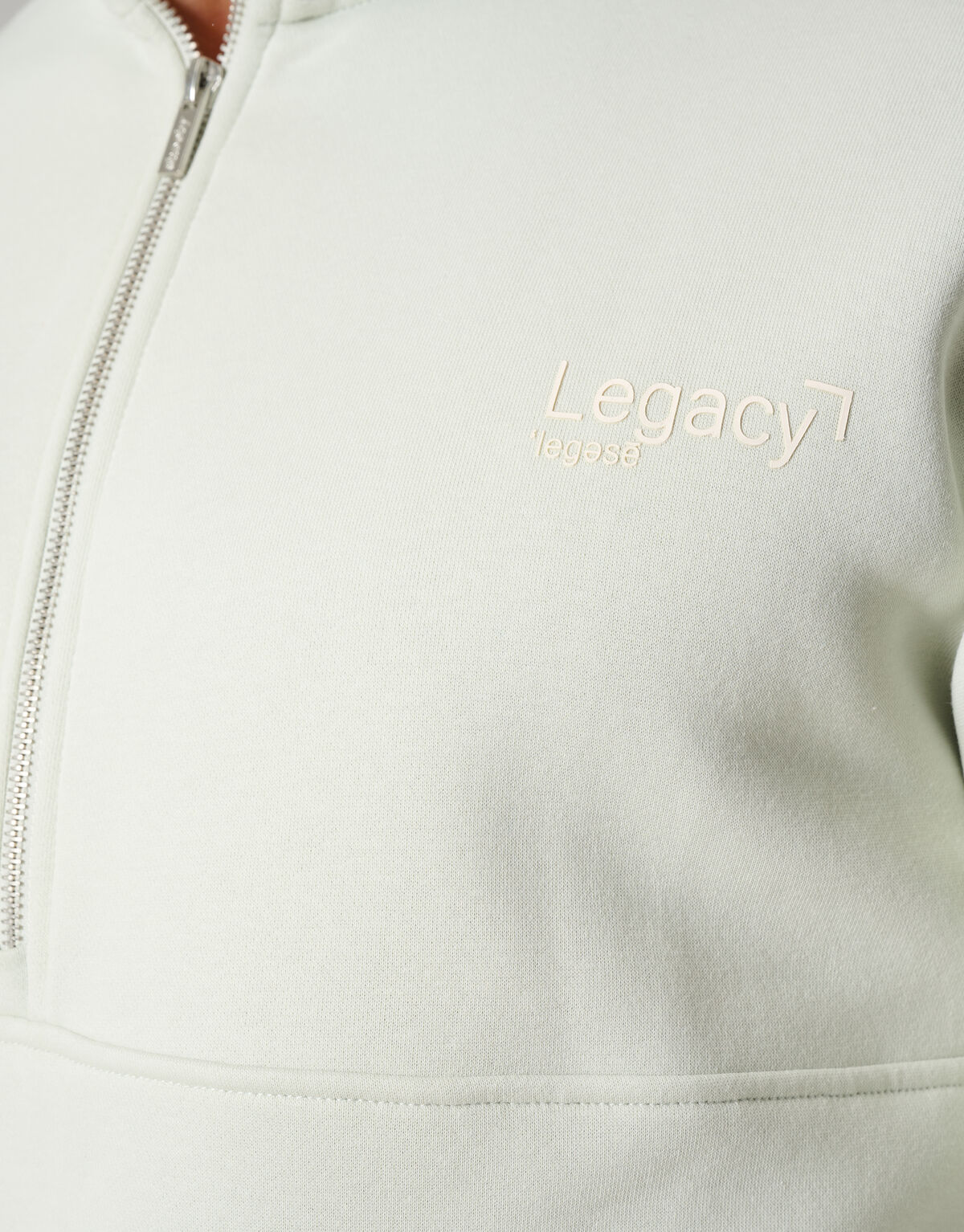 Pullover mit Rei&szlig;verschluss Grau SHOEBY MEN