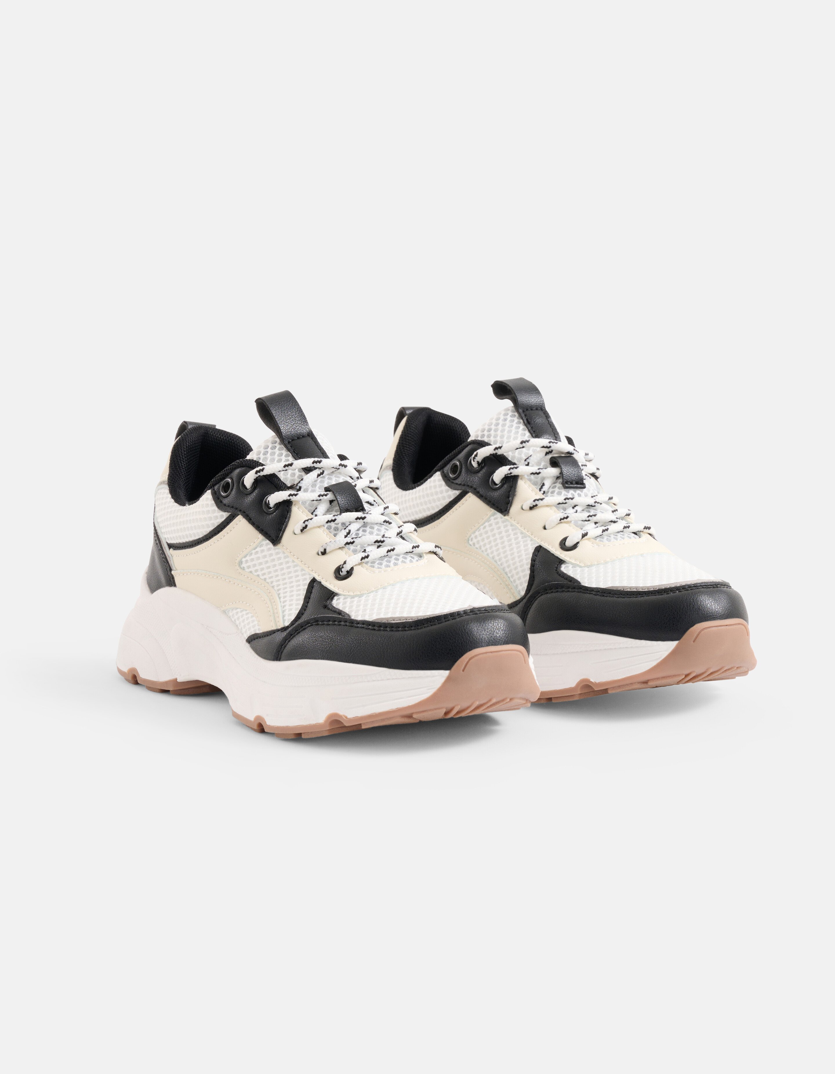 Chunky Sneaker Weiß/Schwarz SHOEBY SHOES