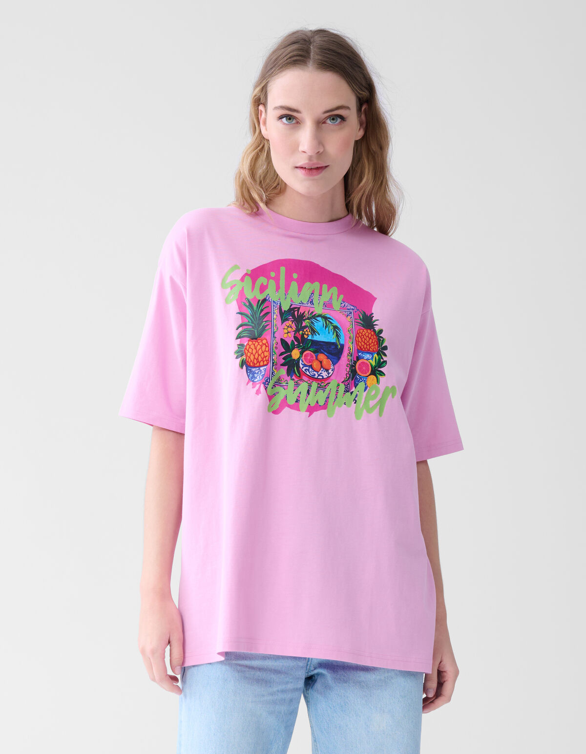 Kunstwerk T-shirt Rosa SHOEBY WOMEN