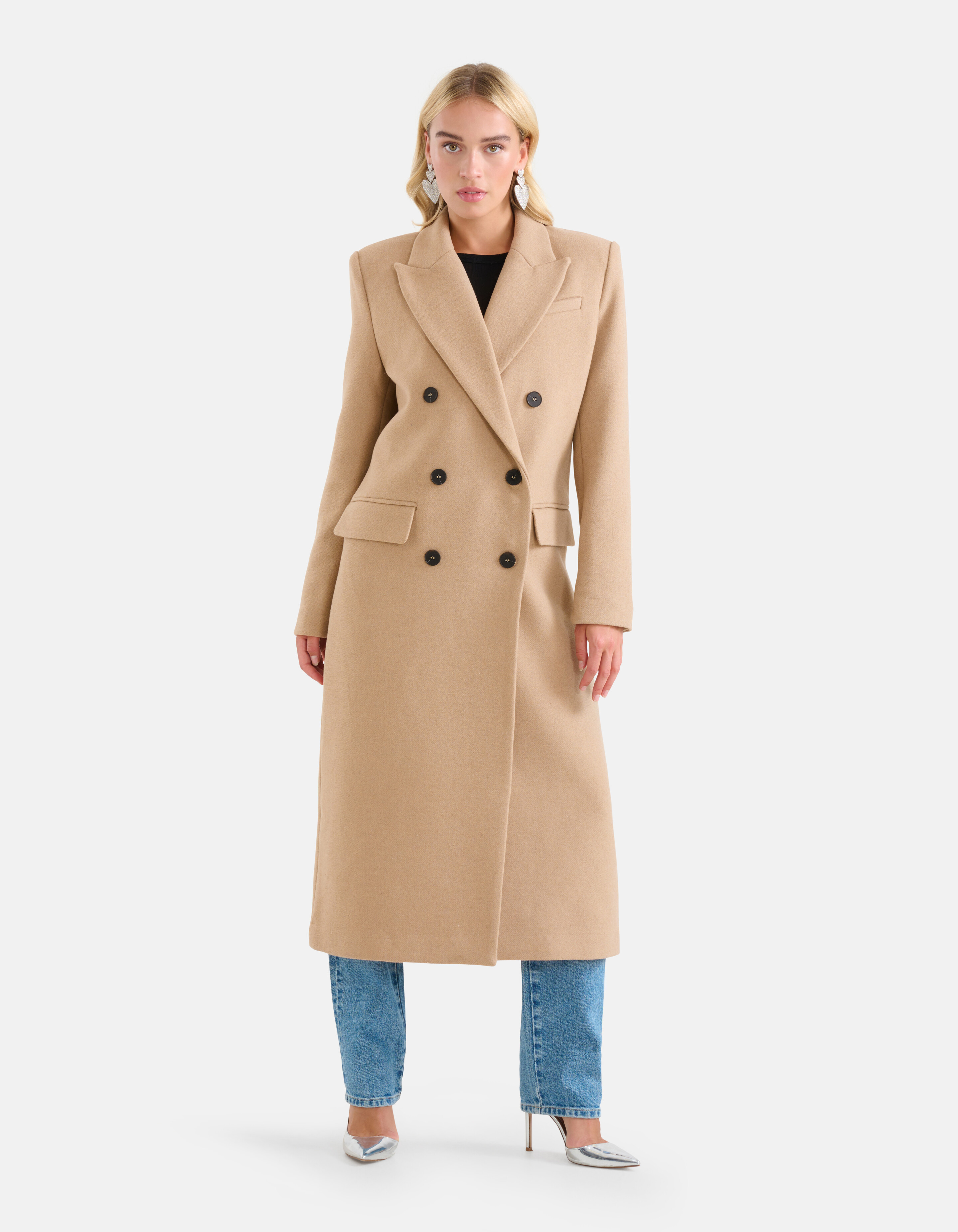 Übergroße Jacke Beige von Monica SHOEBY WOMEN