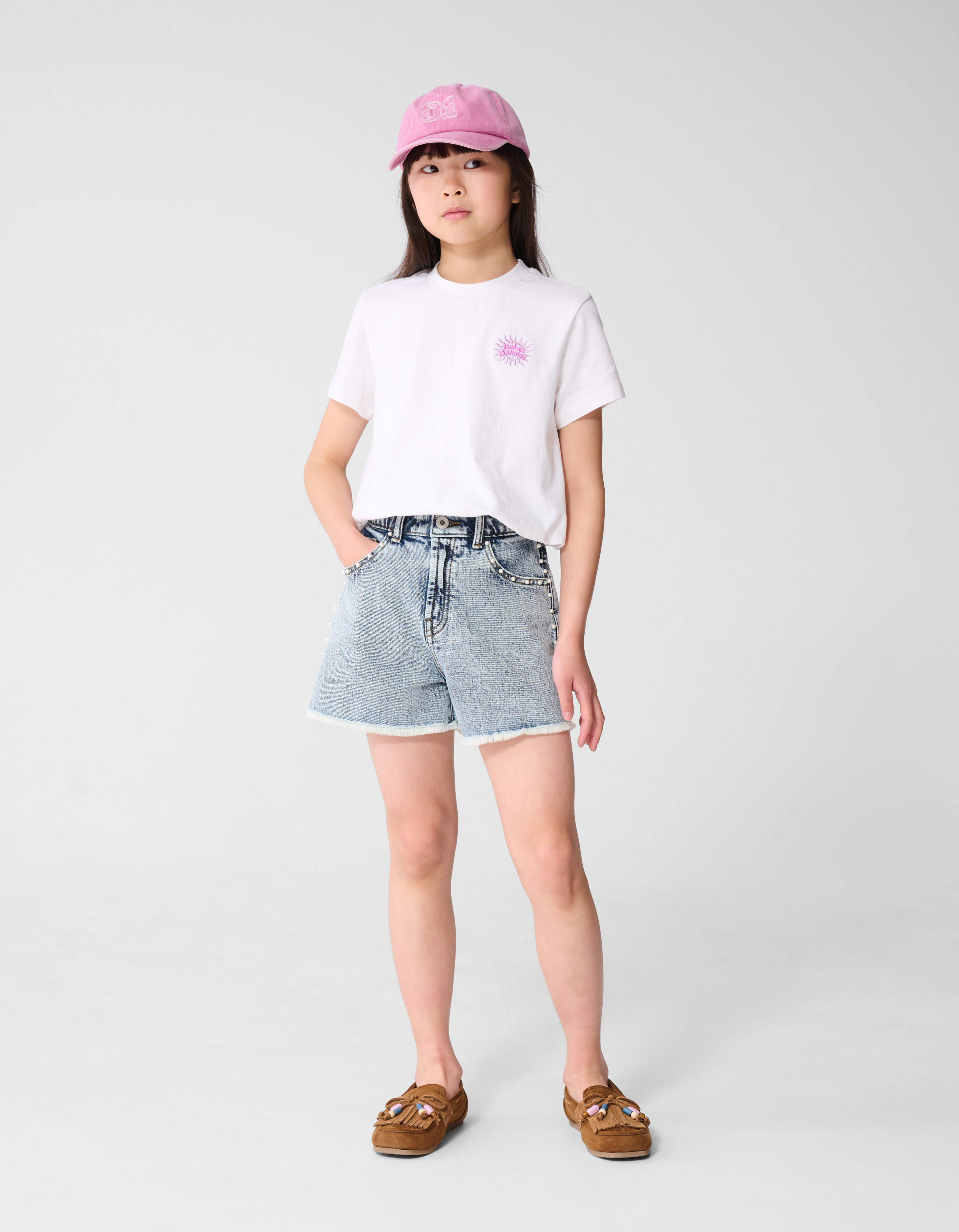 Ballonkunst T-Shirt Wei&szlig; SHOEBY GIRLS