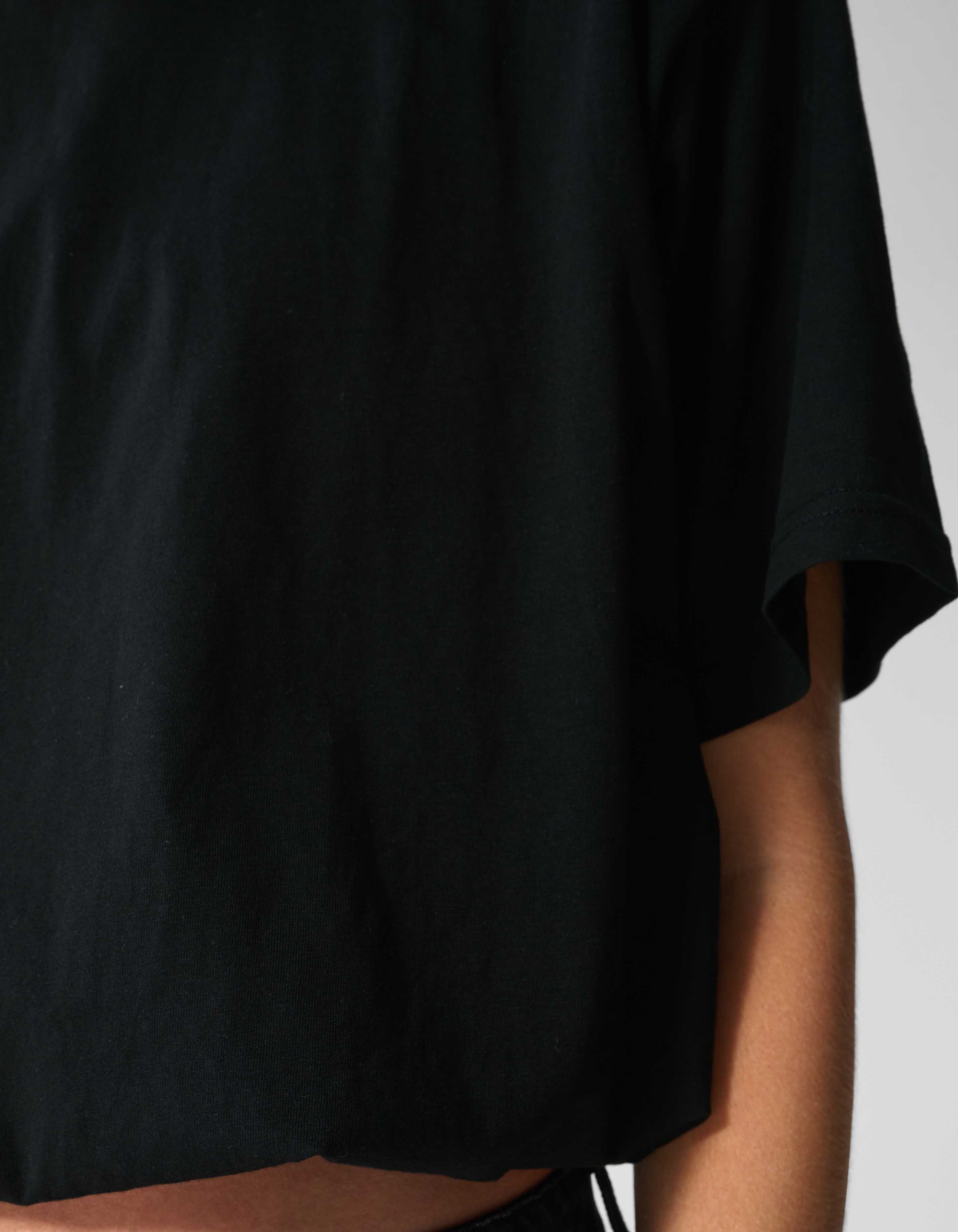 Oversized-Balloon-T-Shirt Schwarz SHOEBY WOMEN