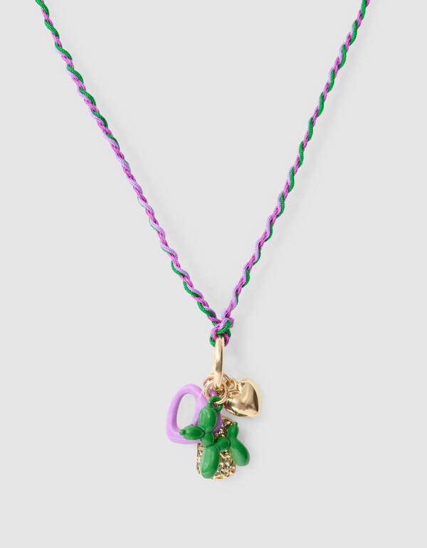 Gedrehte Charm-Kette Lila SHOEBY ACCESSOIRES