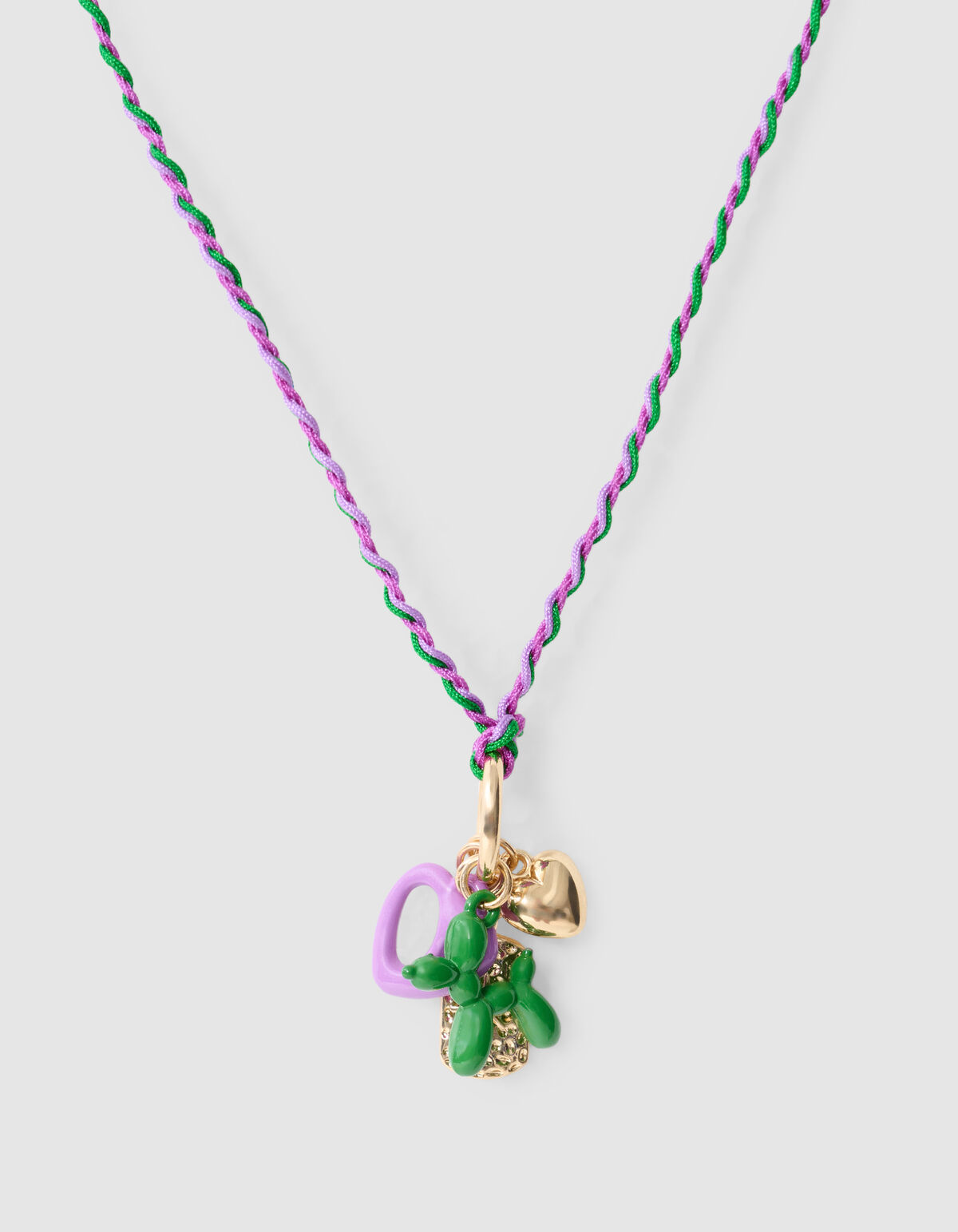 Gedrehte Charm-Kette Lila SHOEBY ACCESSOIRES