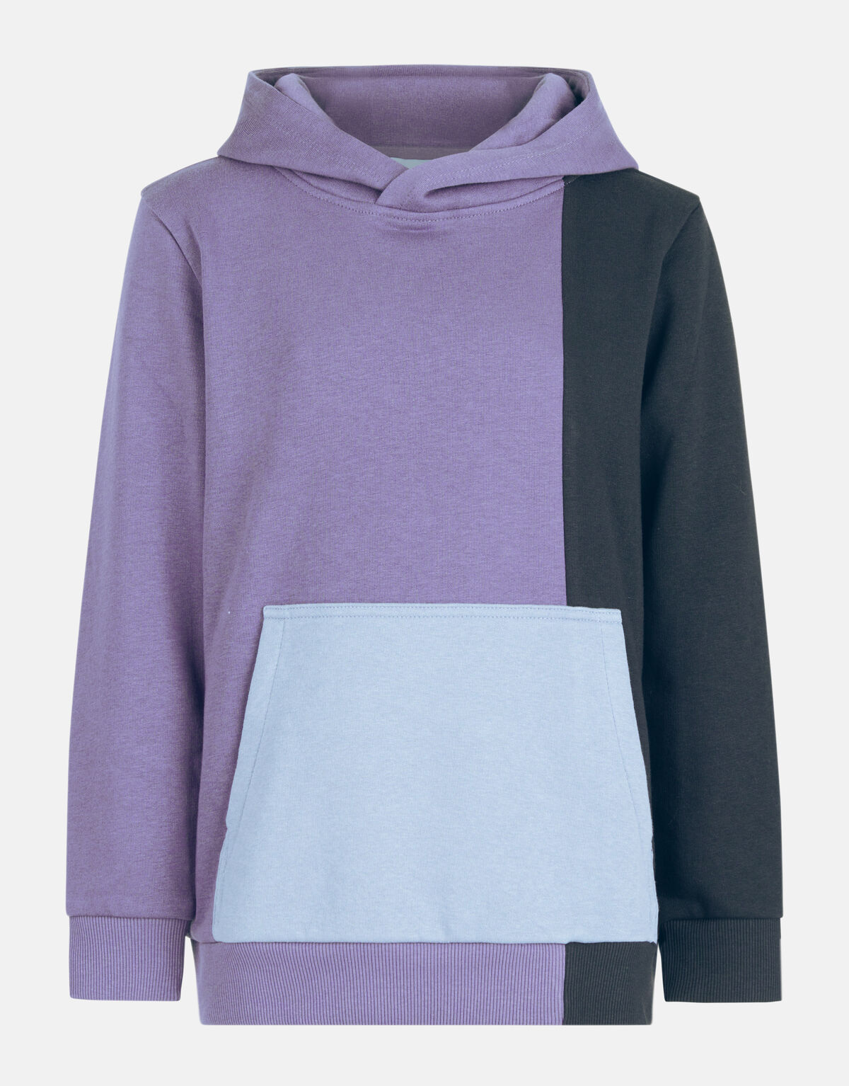 Kapuzenpullover mit Farbblock Dunkelviolett SHOEBY BOYS