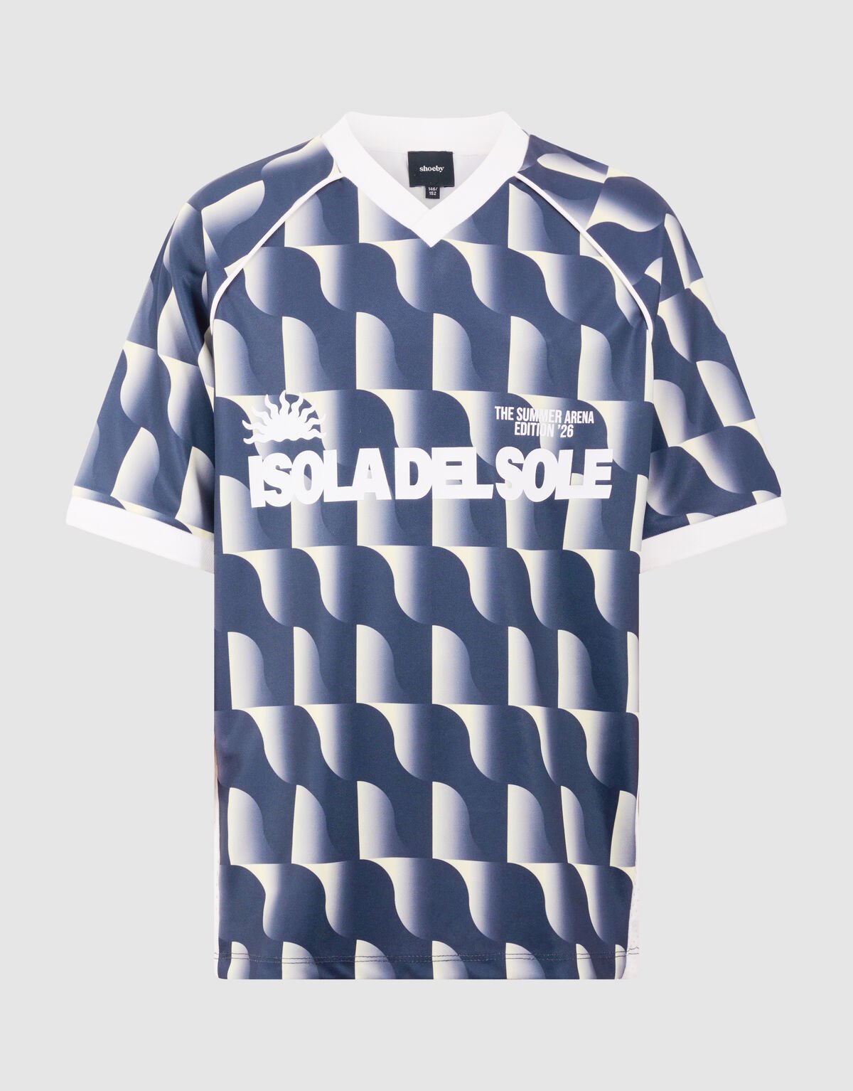 sportliches T-Shirt Dunkelblau SHOEBY BOYS