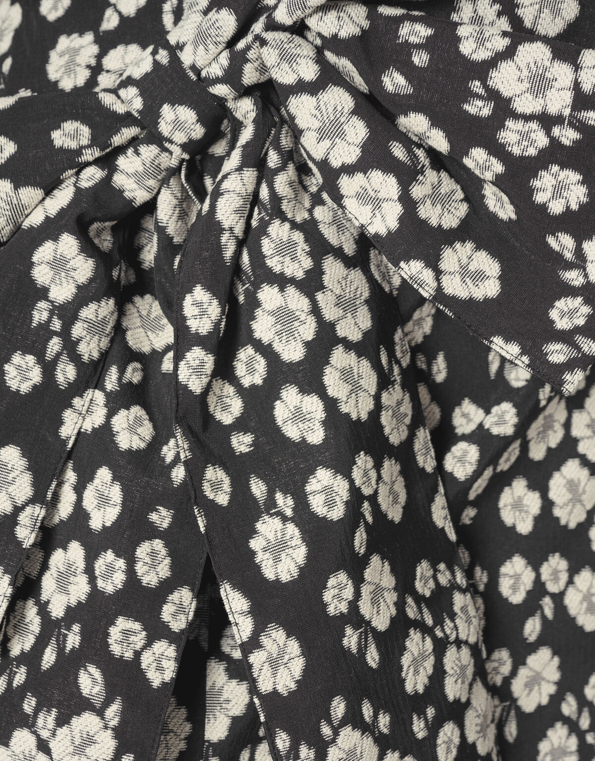 Jacquard-Minirock Schwarz/Wei&szlig; SHOEBY WOMEN