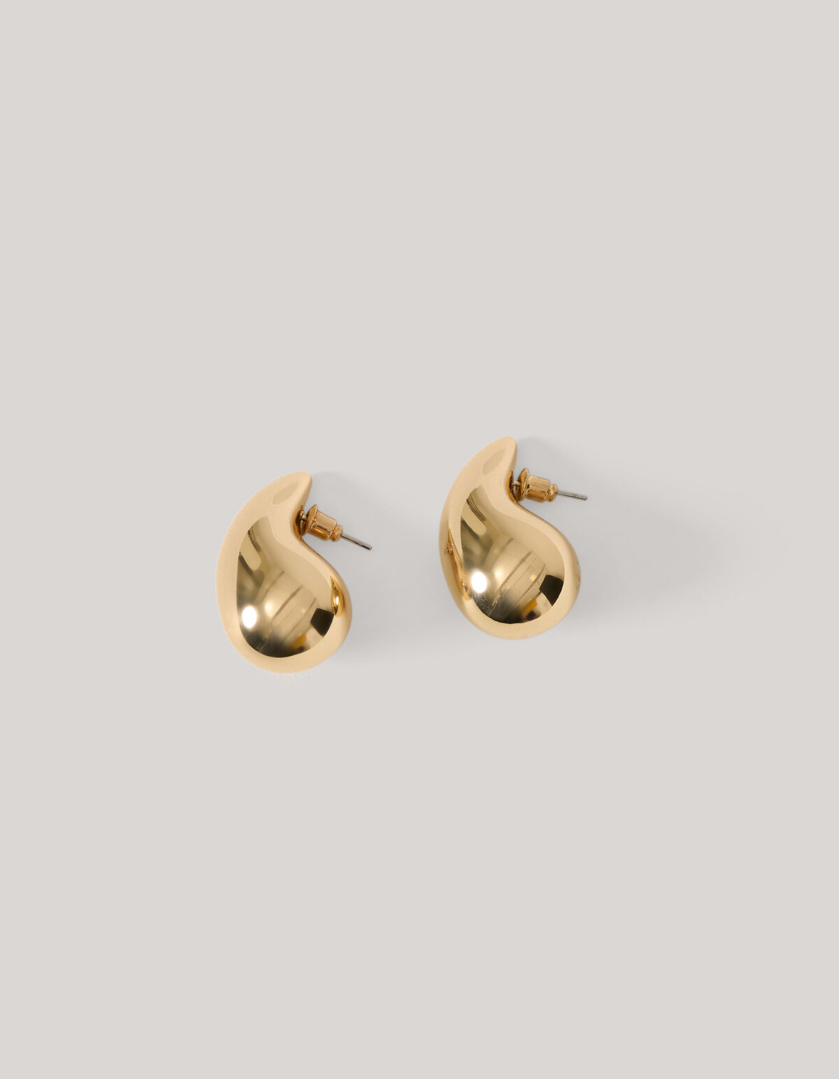 Tropfen-Ohrringe Gold SHOEBY ACCESSOIRES