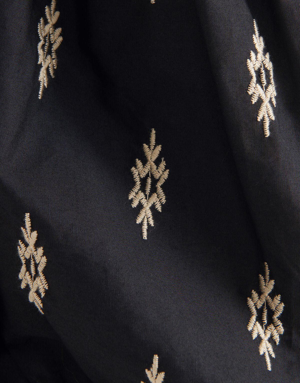 Popeline-Stickerei Short Schwarz SHOEBY WOMEN