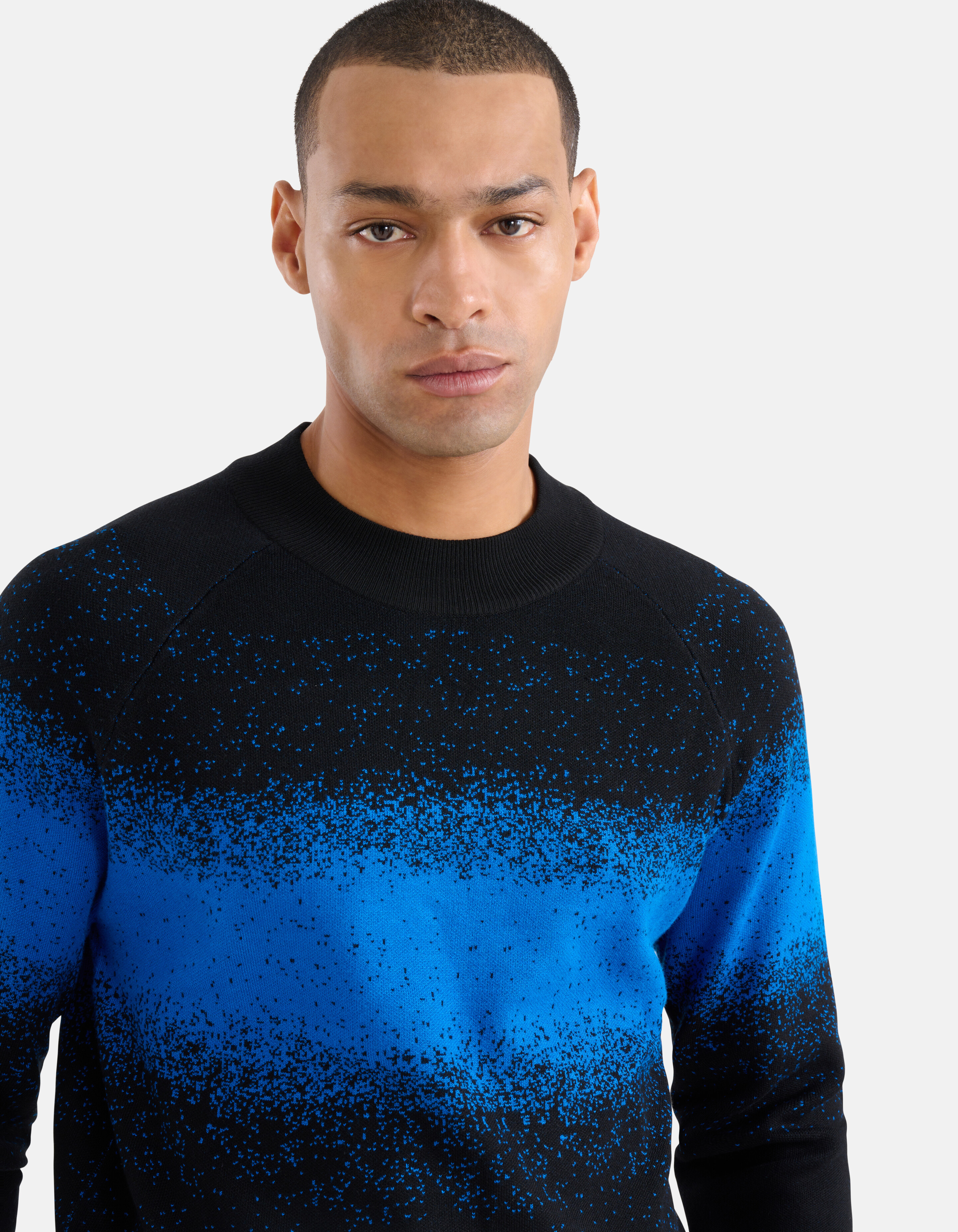 Farbverlaufspullover Blau SHOEBY MEN