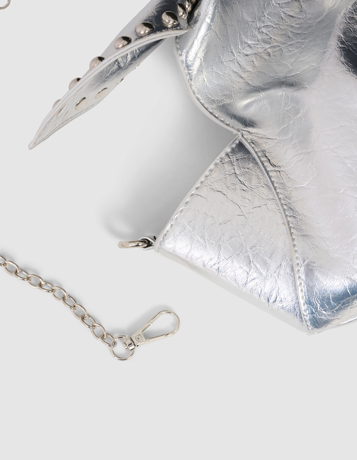 Nieten-Schleifentasche Silber SHOEBY ACCESSOIRES