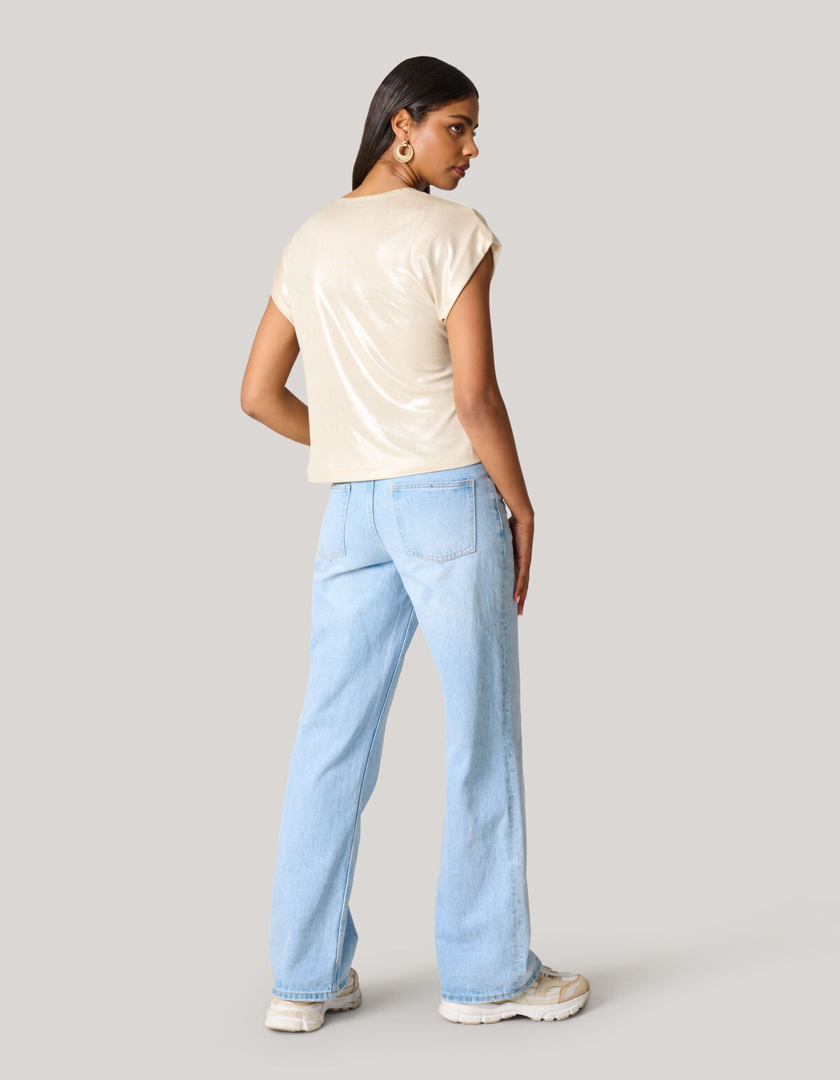 Knotted Top Goud SHOEBY WOMEN