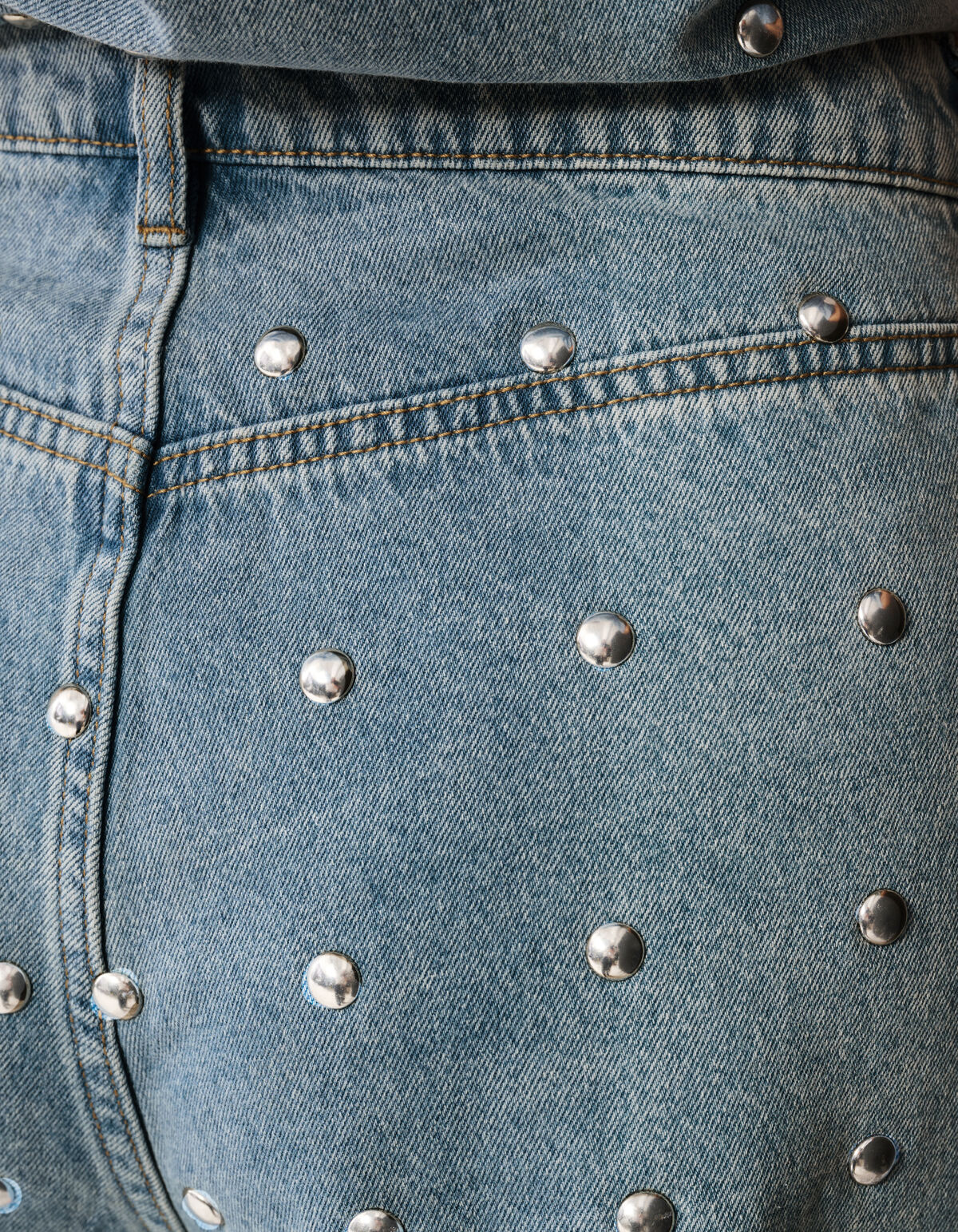 Denim Nieten Kurzer Mittelstein von Lizzy SHOEBY WOMEN