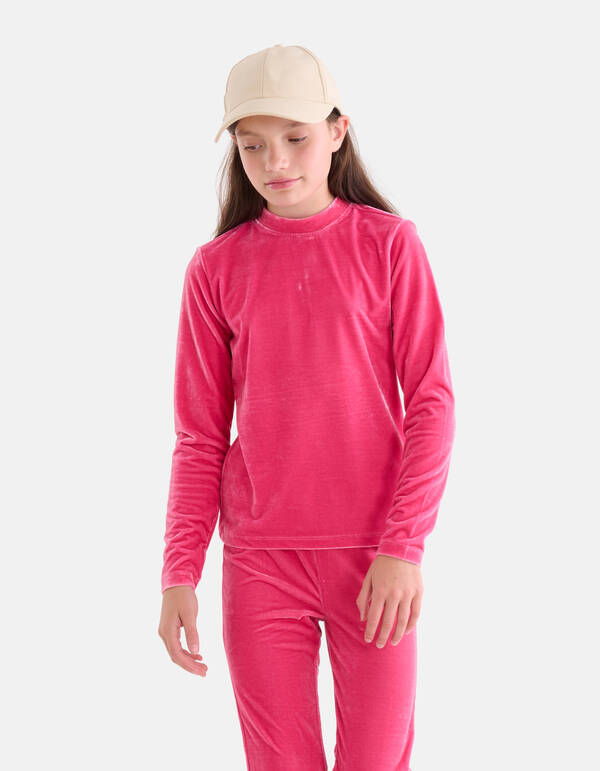 Samt-Top Rosa SHOEBY GIRLS