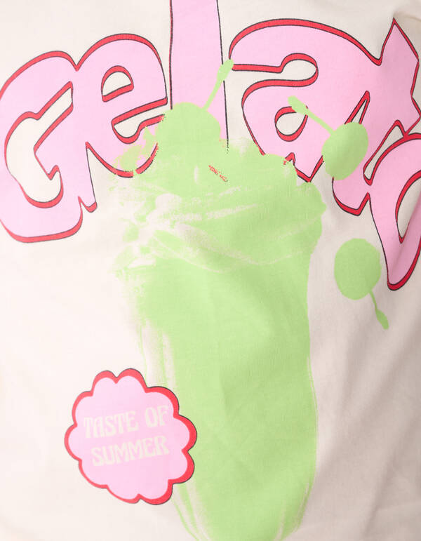 Gelato Artwork T-Shirt Gebrochen Wei&szlig; SHOEBY GIRLS