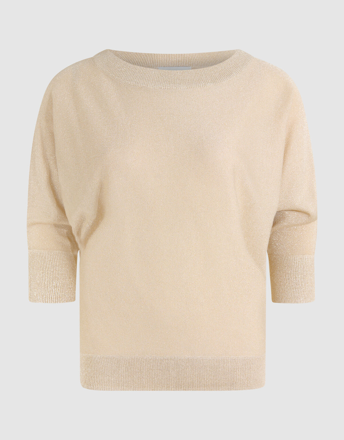 Glitzer-Fledermauspullover Beige SHOEBY WOMEN