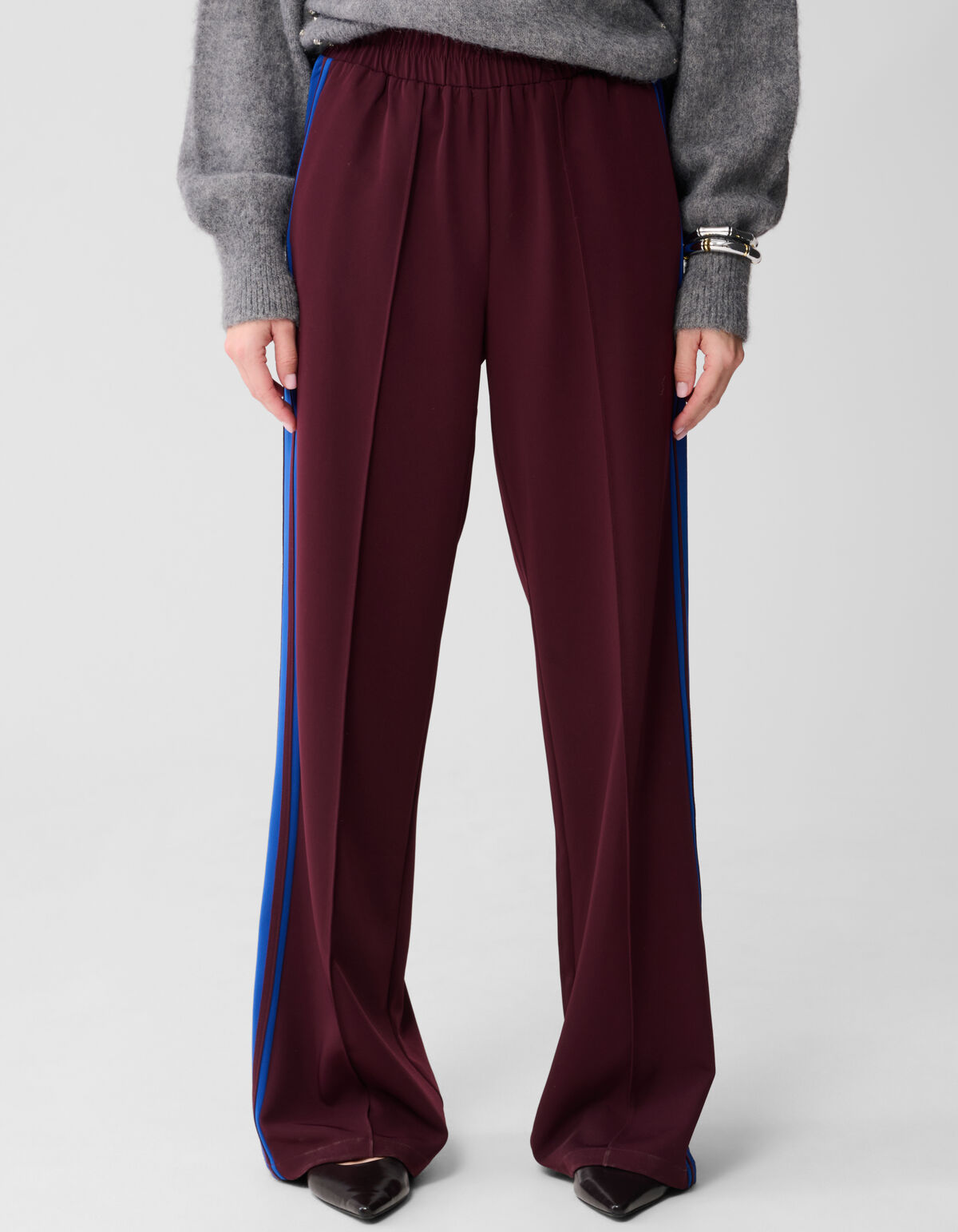 Sportliche, weite Hose, dunkelrot SHOEBY WOMEN