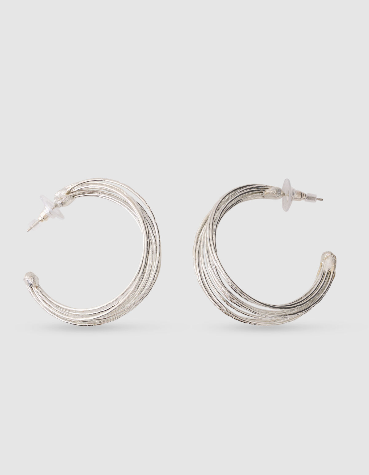 Multi-Hoop-Ohrringe Silber SHOEBY ACCESSOIRES