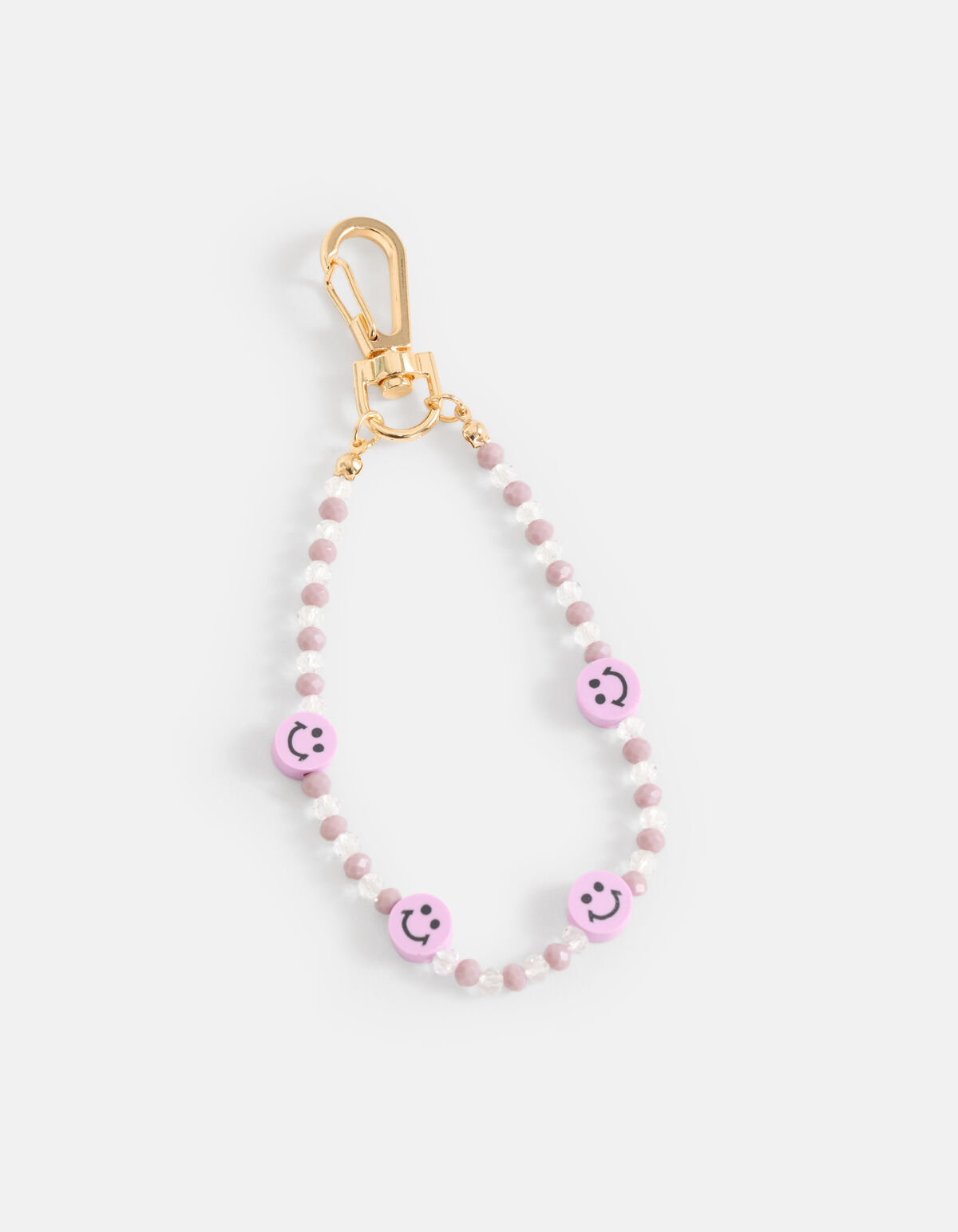 Perlen-Schlüsselanhänger Hellviolett SHOEBY ACCESSOIRES