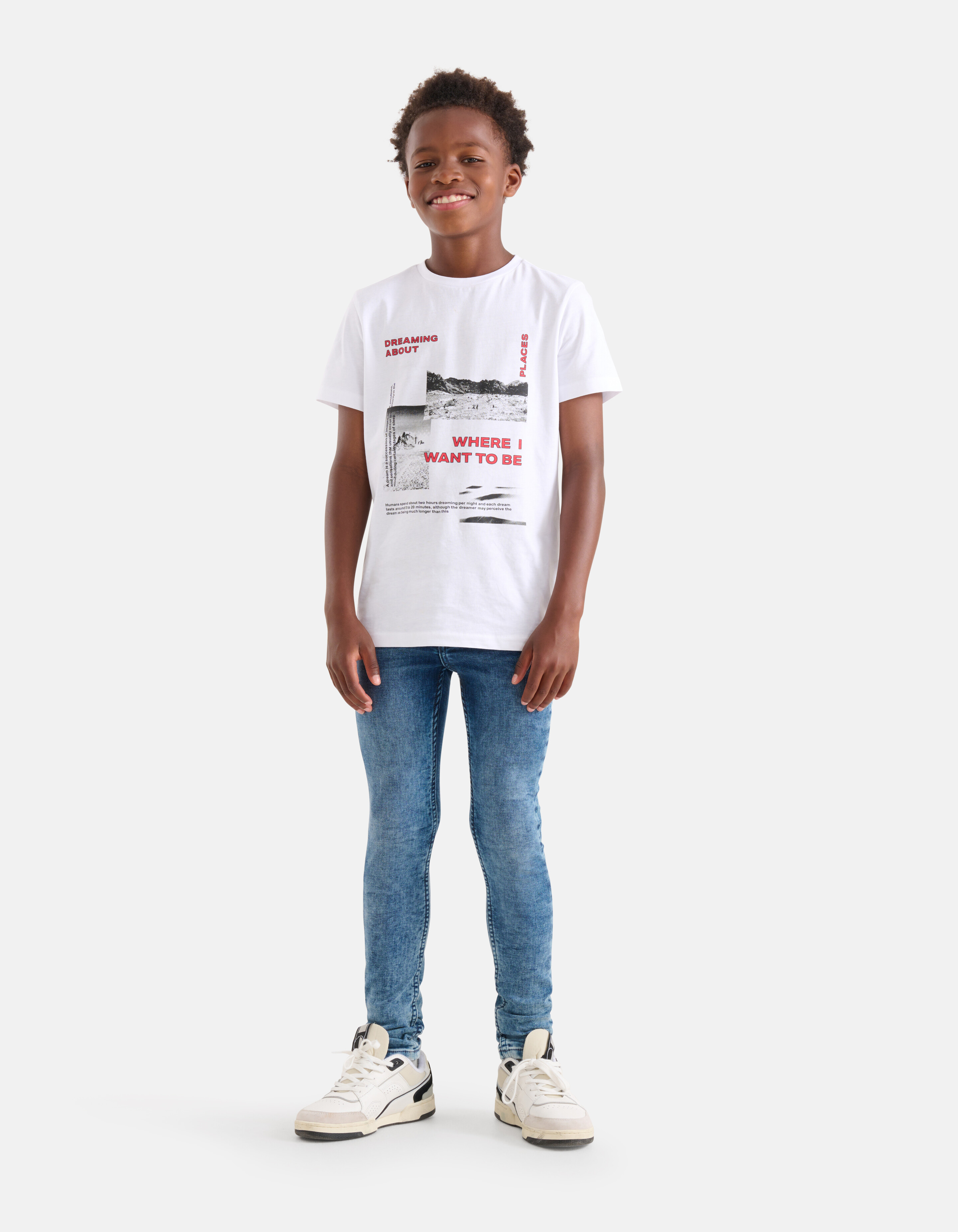 Artwork T-shirt Weiß SHOEBY BOYS