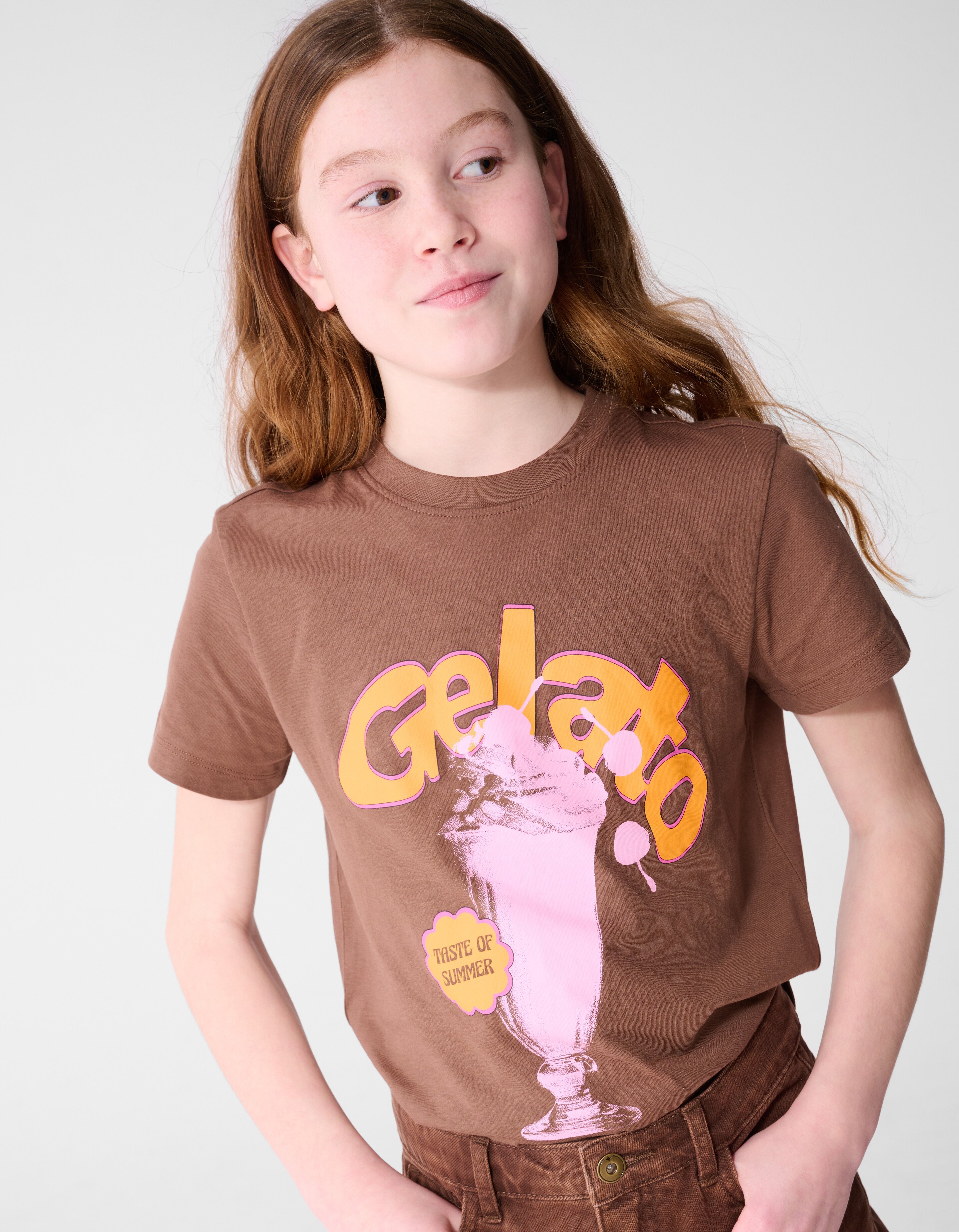 Gelato Artwork T-Shirt Braun SHOEBY GIRLS