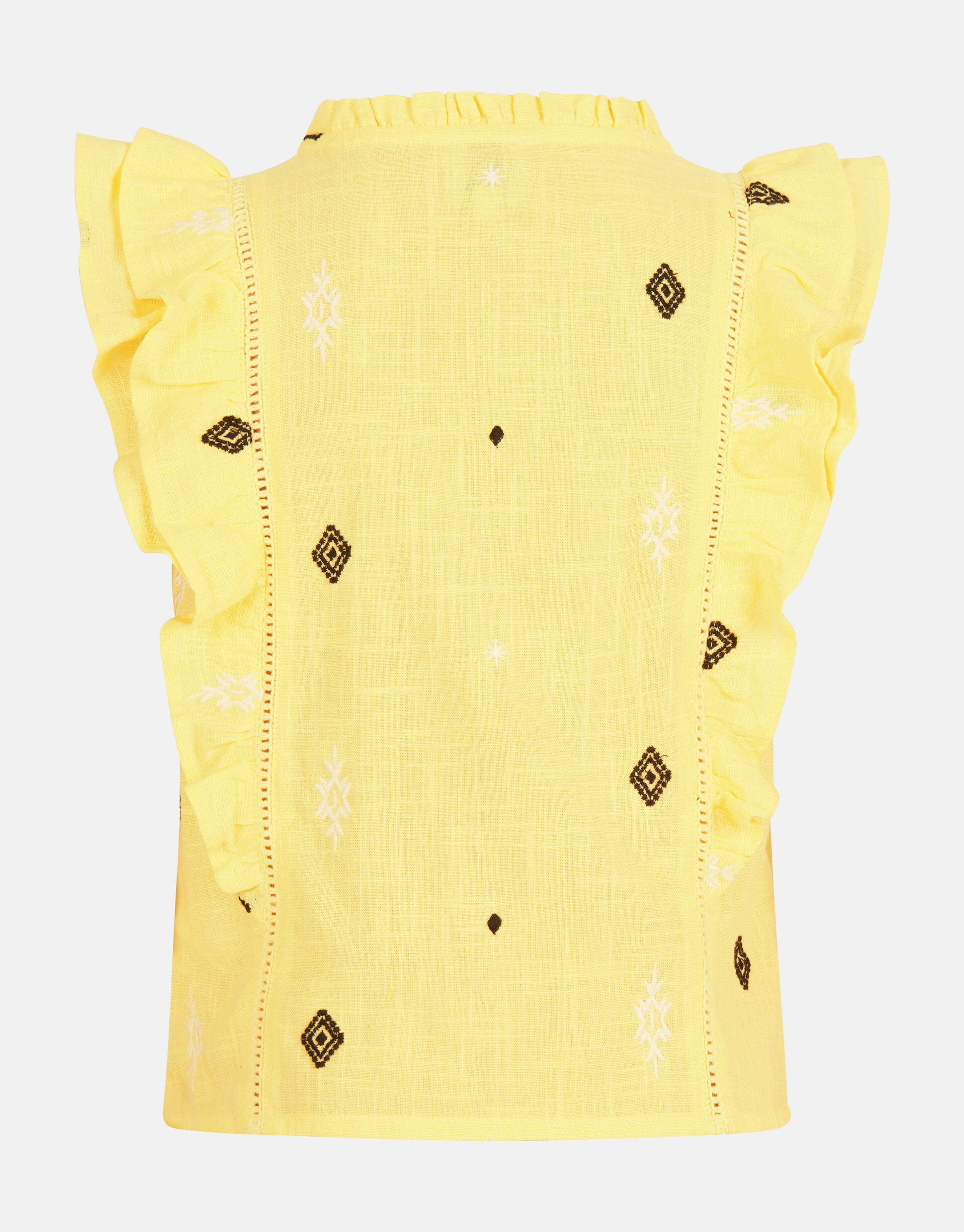 Bluse mit Stickerei Gelb SHOEBY GIRLS