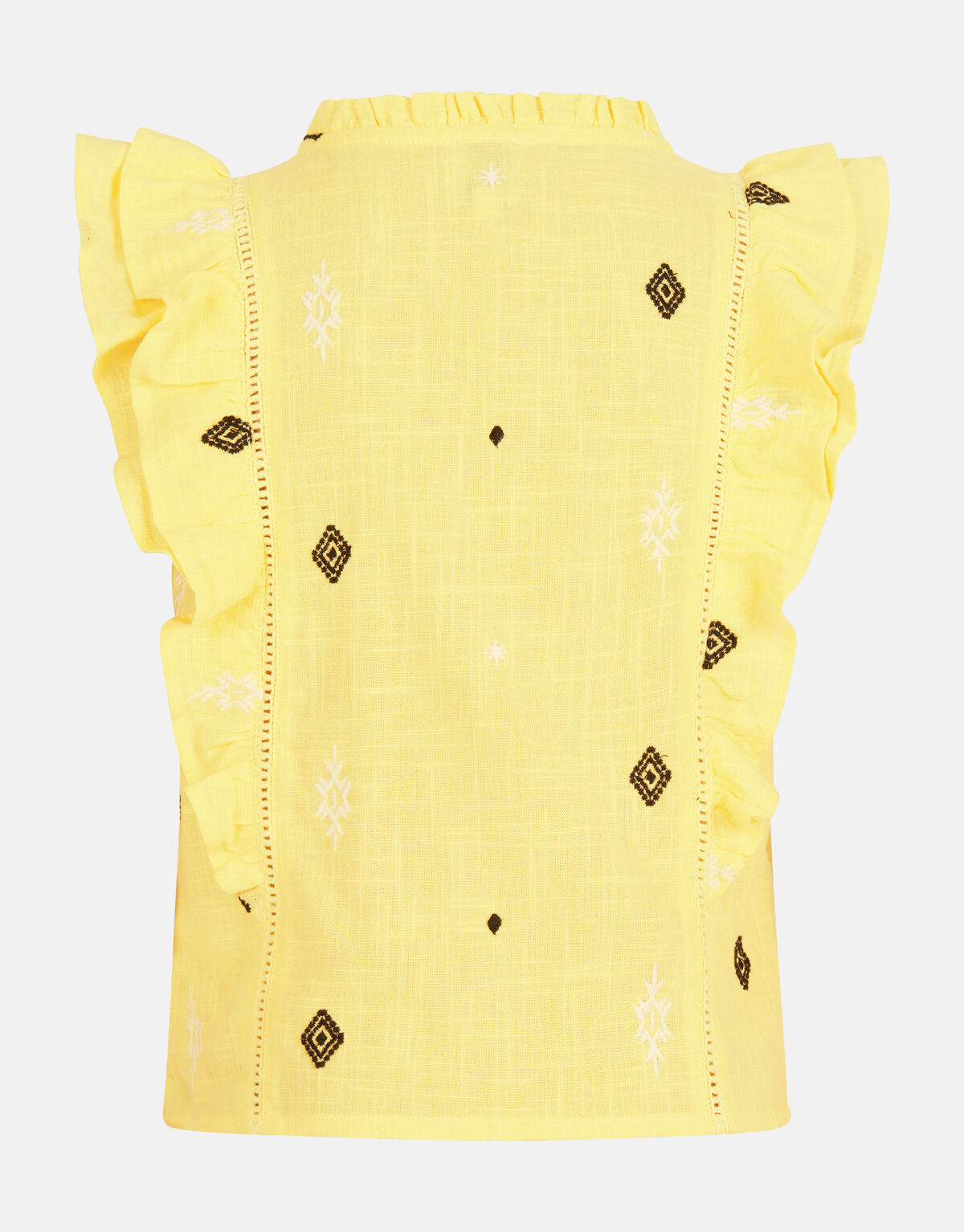 Bluse mit Stickerei Gelb SHOEBY GIRLS