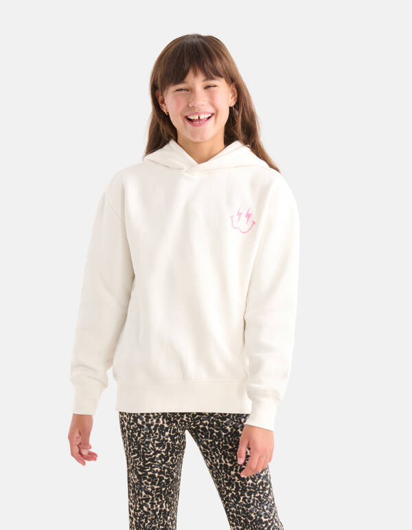 Artwork Hoodie Off White SHOEBY GIRLS