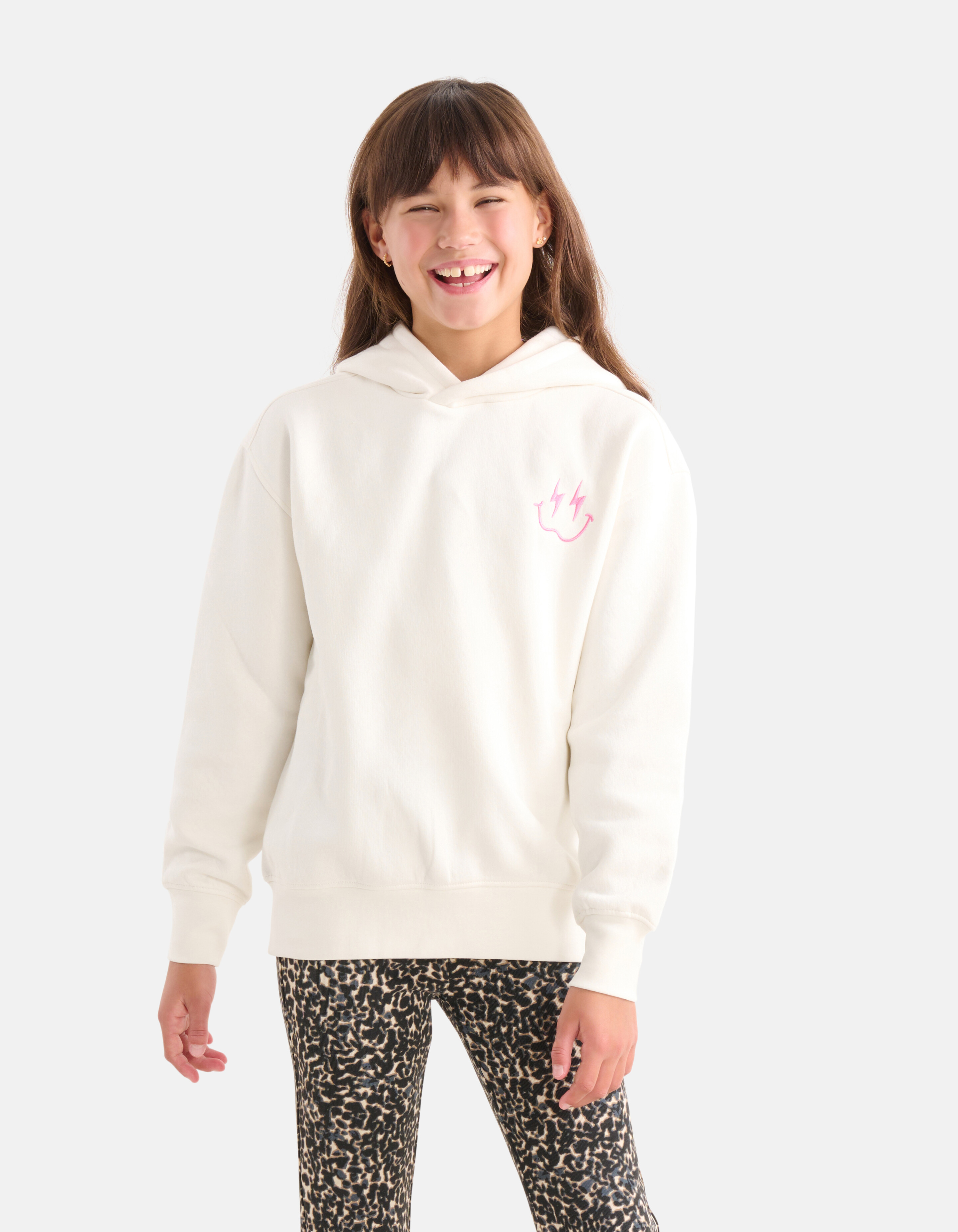 Artwork Hoodie Off White SHOEBY GIRLS