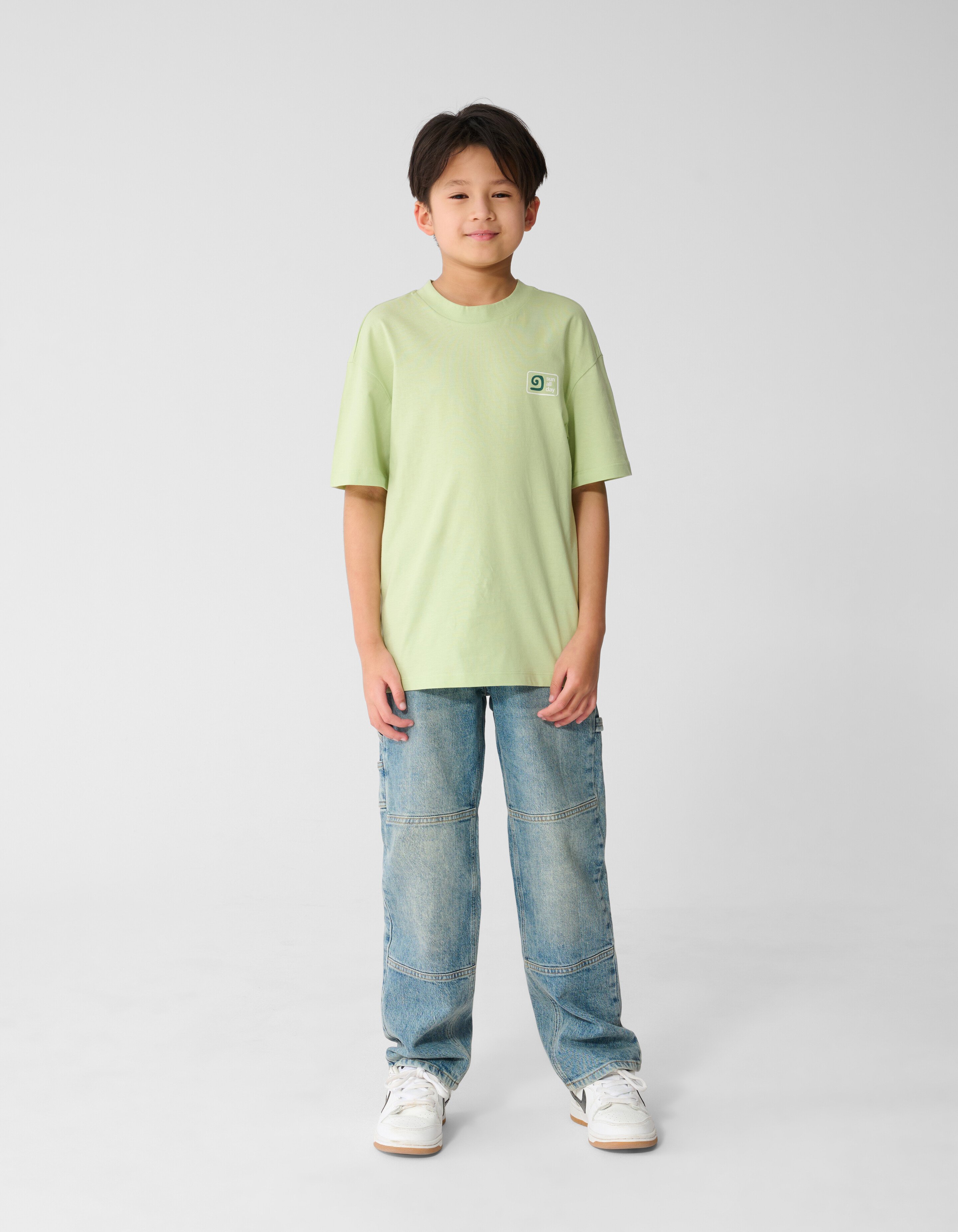 Green Wave T-Shirt Hellgr&uuml;n SHOEBY BOYS