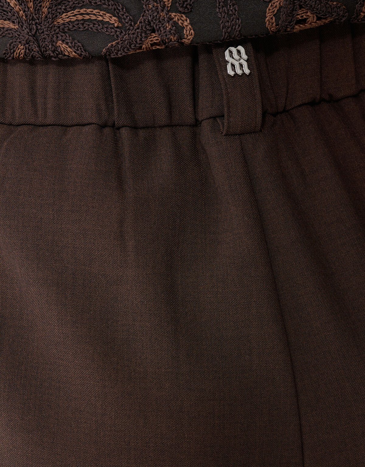 Weite-Hosen-Passform Dunkelbraune Hose von Mieke SHOEBY WOMEN