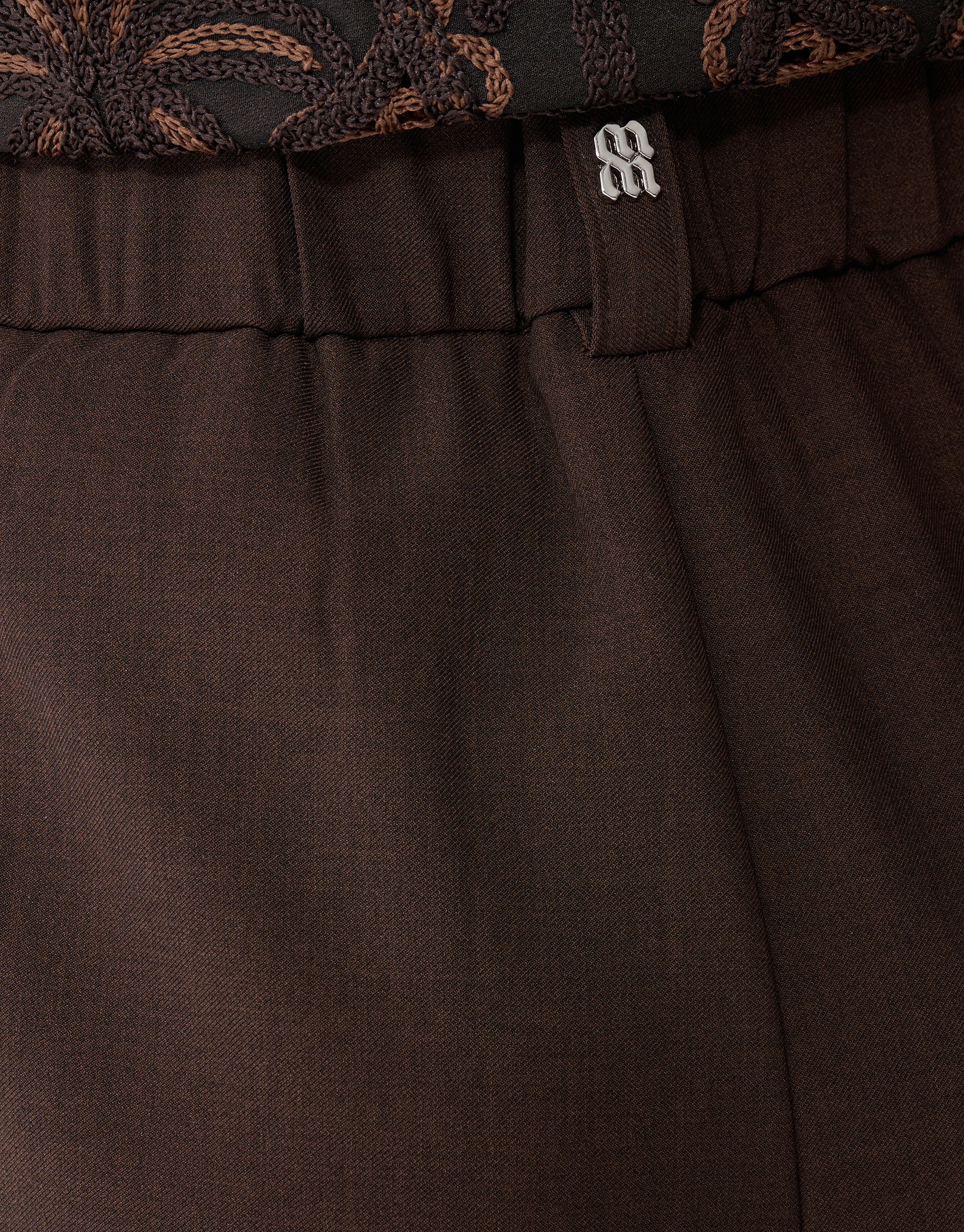 Weite-Hosen-Passform Dunkelbraune Hose von Mieke SHOEBY WOMEN