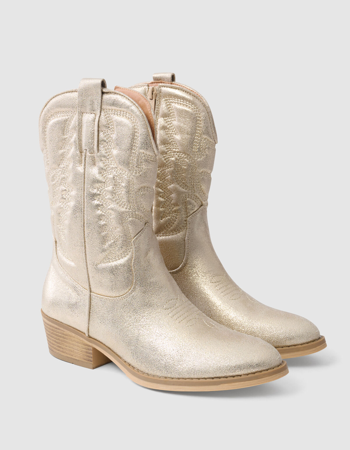 Cowboystiefel Gold SHOEBY SHOES
