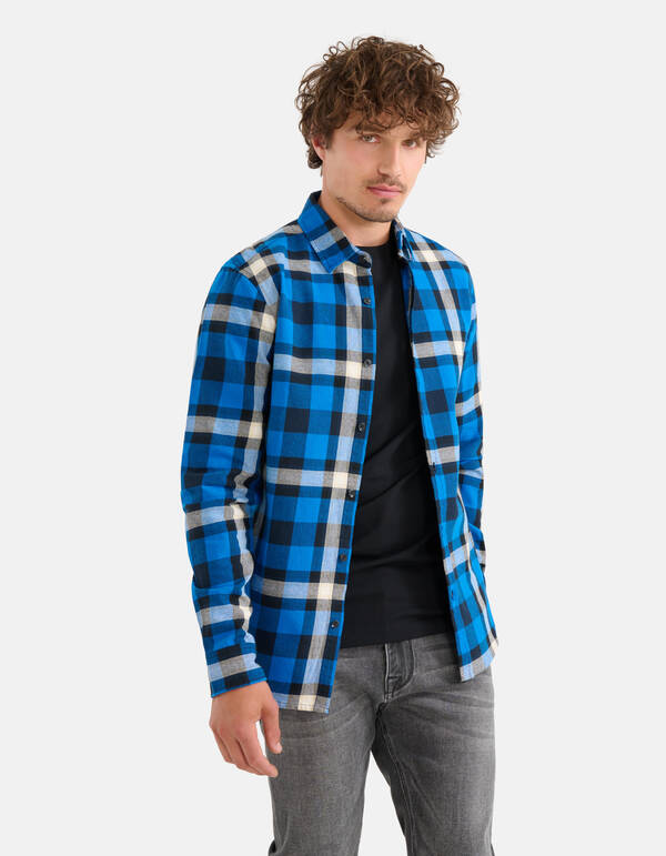 Kariertes Hemd Blau SHOEBY MEN