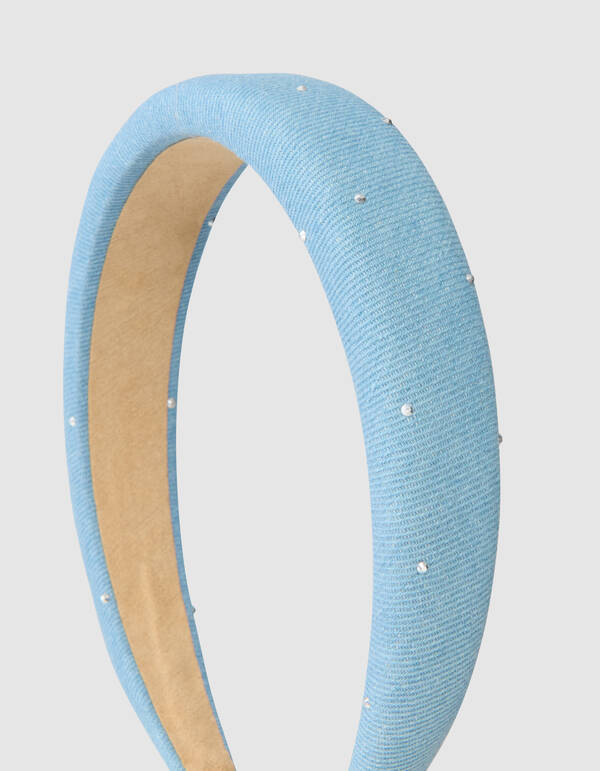 Strass-Haarband Blau SHOEBY ACCESSOIRES