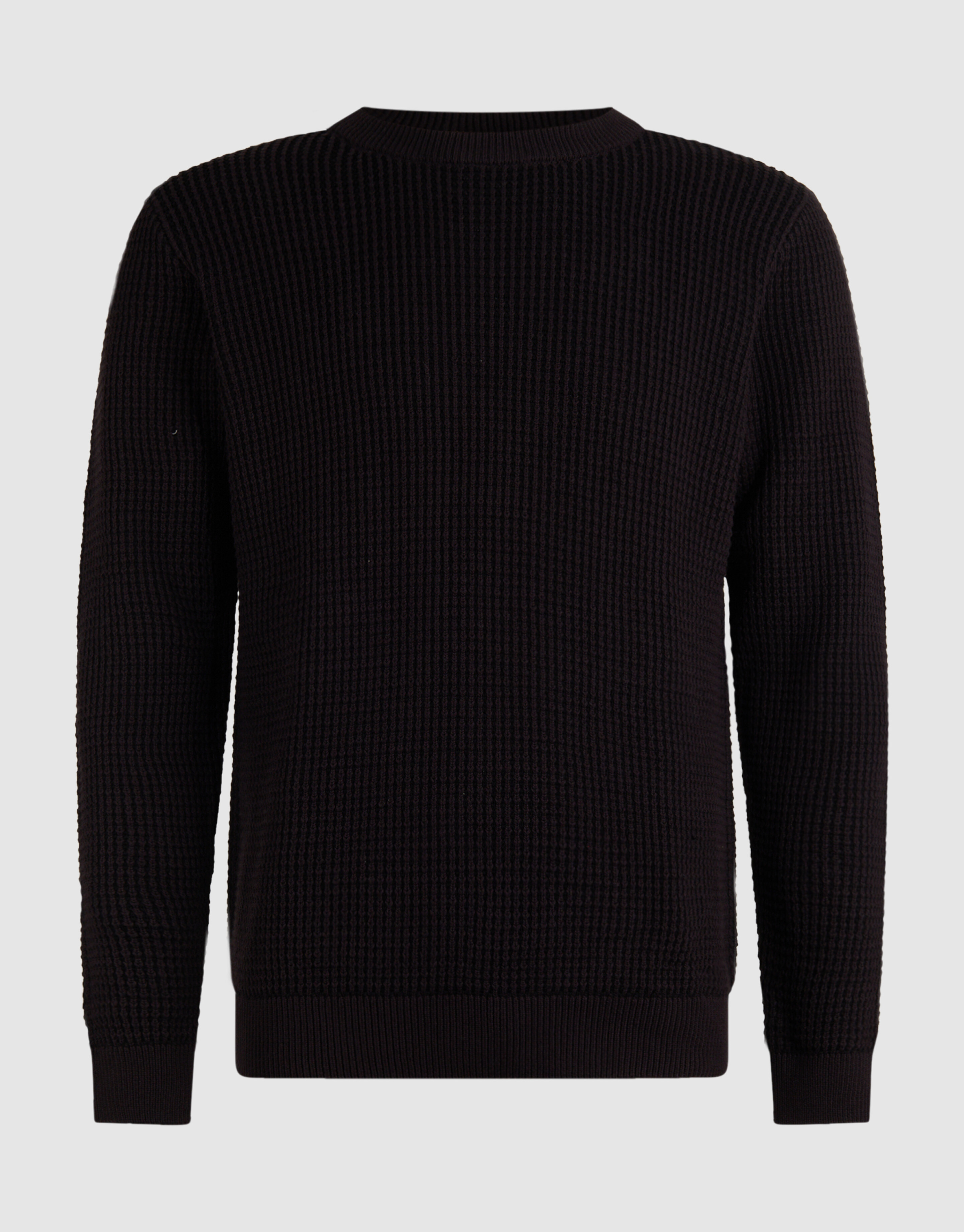 Zopfstrickpullover Dunkelbraun SHOEBY MEN