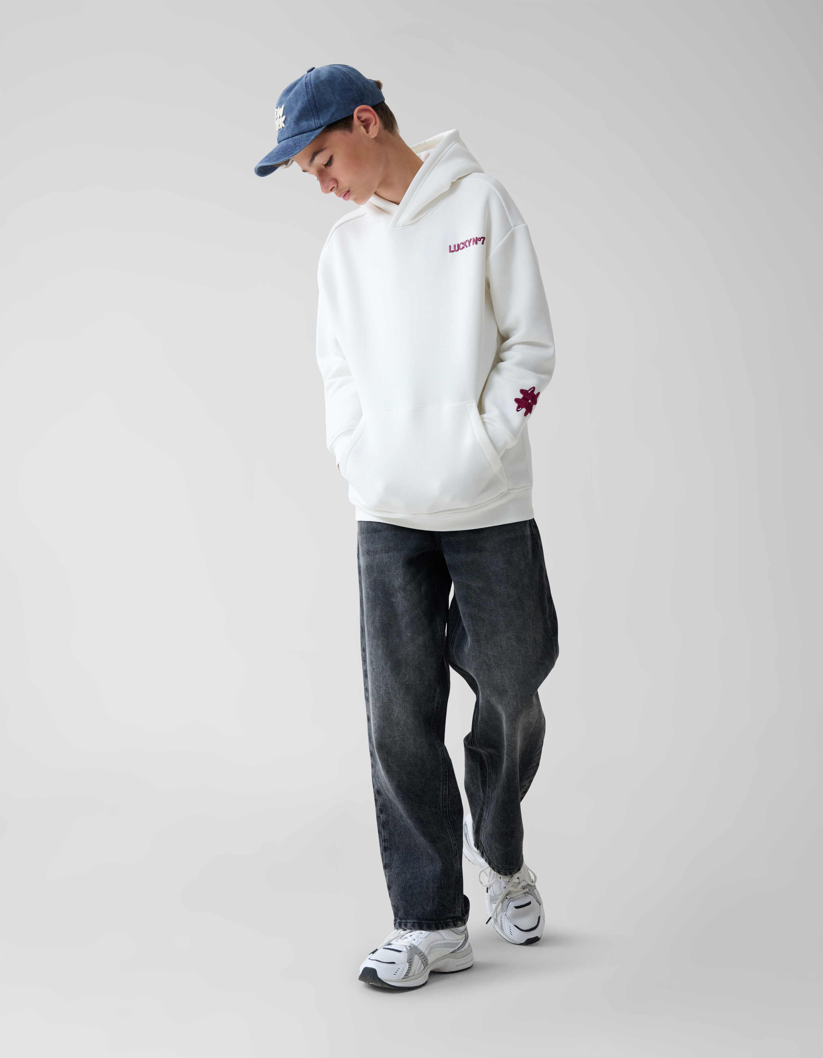 Lucky Hoodie Off-white SHOEBY BOYS