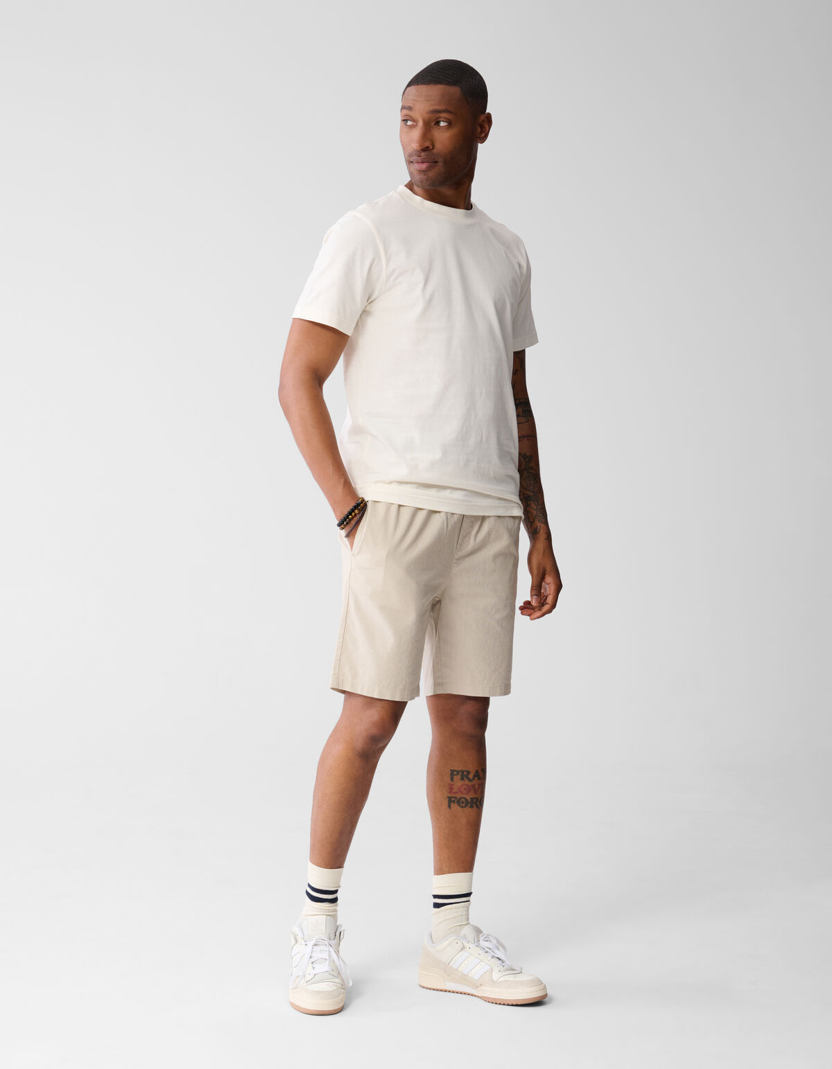 Galerie Kunstwerk T-Shirt Off White SHOEBY MEN