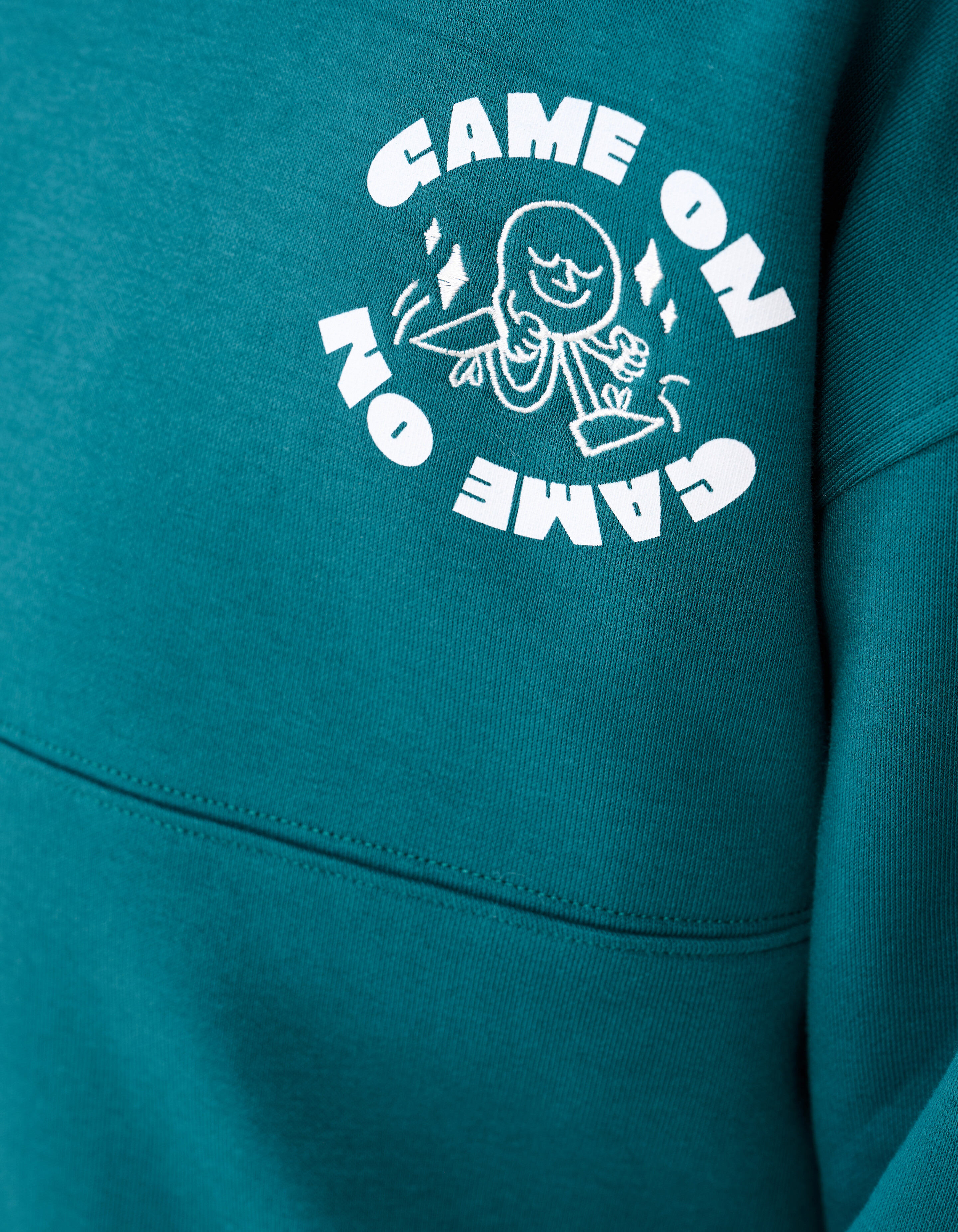 Game On Artwork Pullover Dunkelgrün SHOEBY BOYS